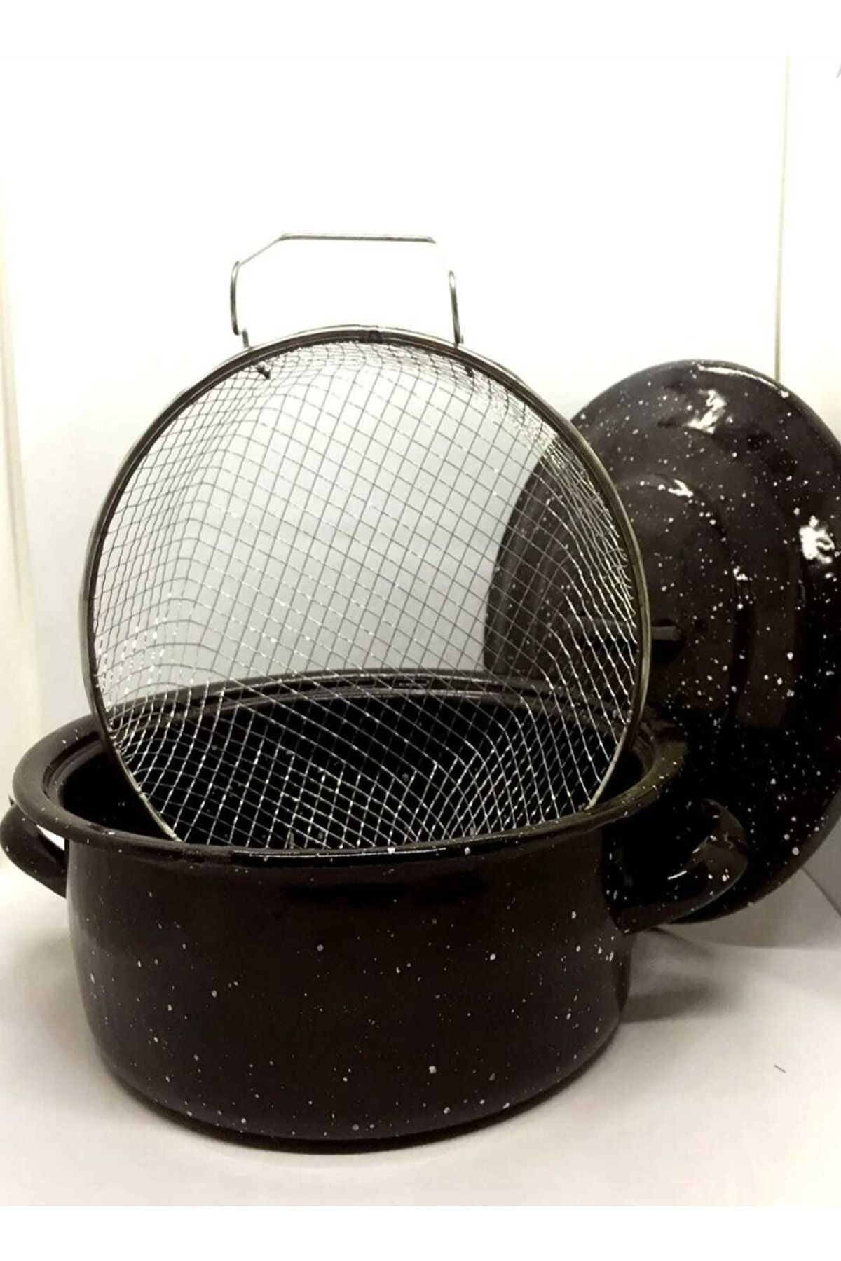 Emaye Kızartma Tenceresi