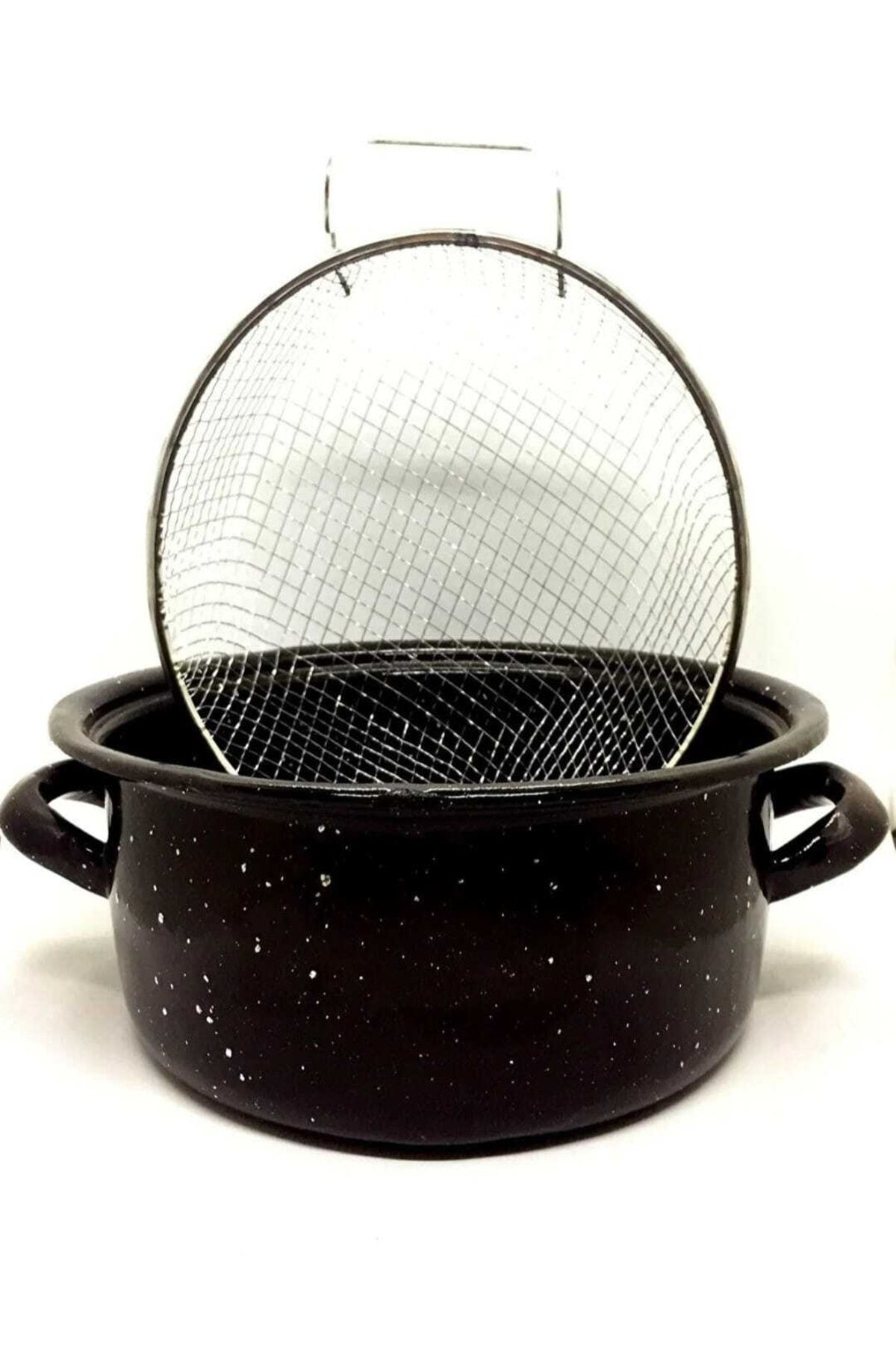 Emaye Kızartma Tenceresi