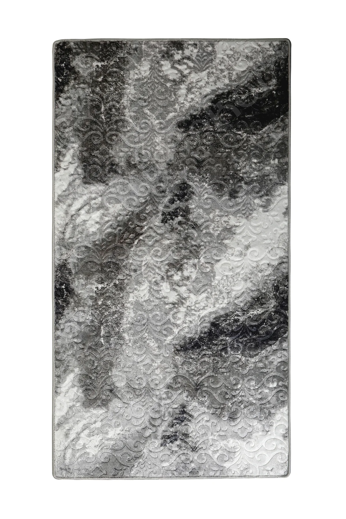 Embos Halı ANTRASİT Yıkanabilir Kaymaz Kesme Ince Yolluk 200x300 (6 metrekare)