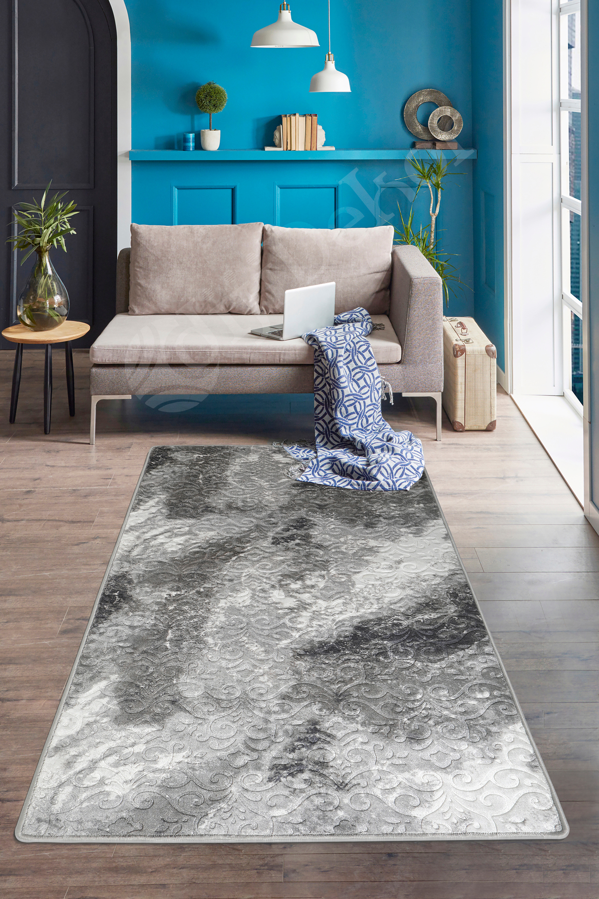 Embos Halı ANTRASİT Yıkanabilir Kaymaz Kesme Ince Yolluk 60x650 Fiyatı, Yorumları ve Özellikleri