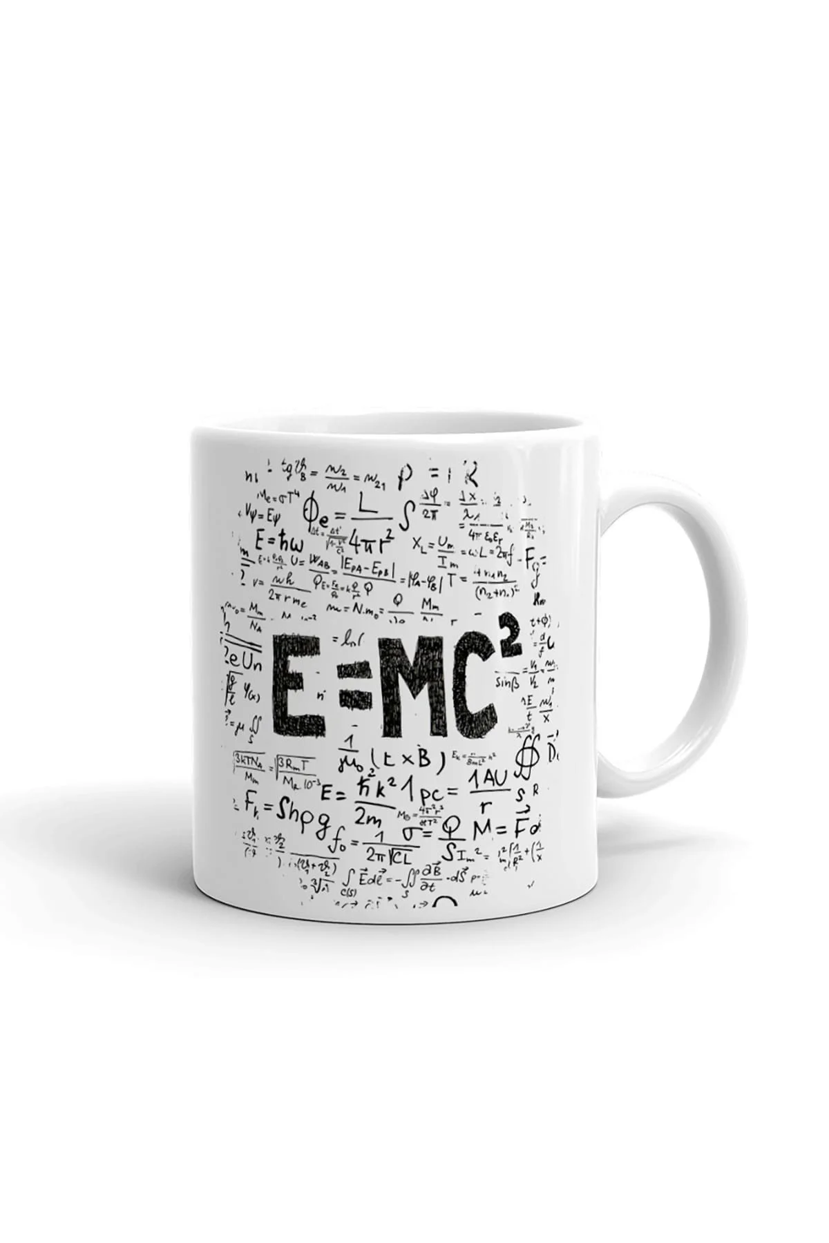 E=mc2 Tasarım Seramik Kupa Bardak