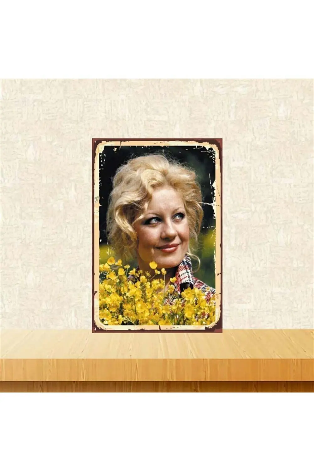 Emel Sayın Retro Ahşap Poster 20-30 cm Tkfx3895