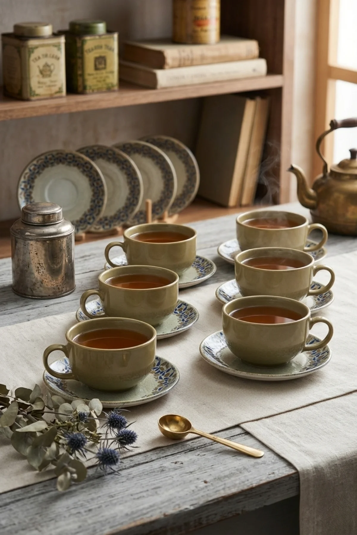 Emerald Çay-Kahve-Cappucino 6 Kişilik 12 Parça Fincan Seti Emerald Çay-Kahve-Cappucino 6 Kişilik 12 Parça Fincan Seti