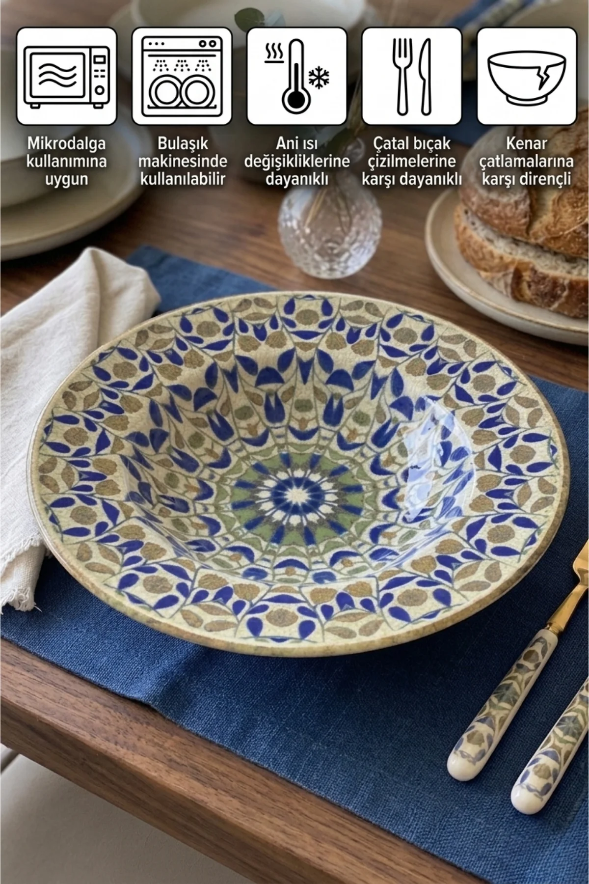 Emerald Makarna Tabağı 27 cm 1 Adet Profesyonel Horeca Serisi Emerald Makarna Tabağı 27 cm 1 Adet Profesyonel Horeca Serisi