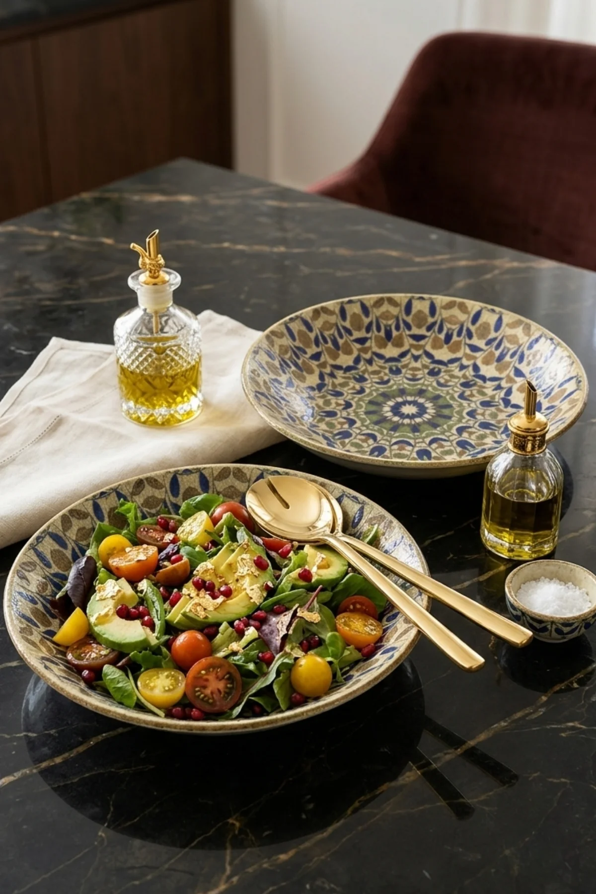 Emerald Mix Pergamon Çukur Salata Makarna Tabağı 26 cm 2 Adet Pro