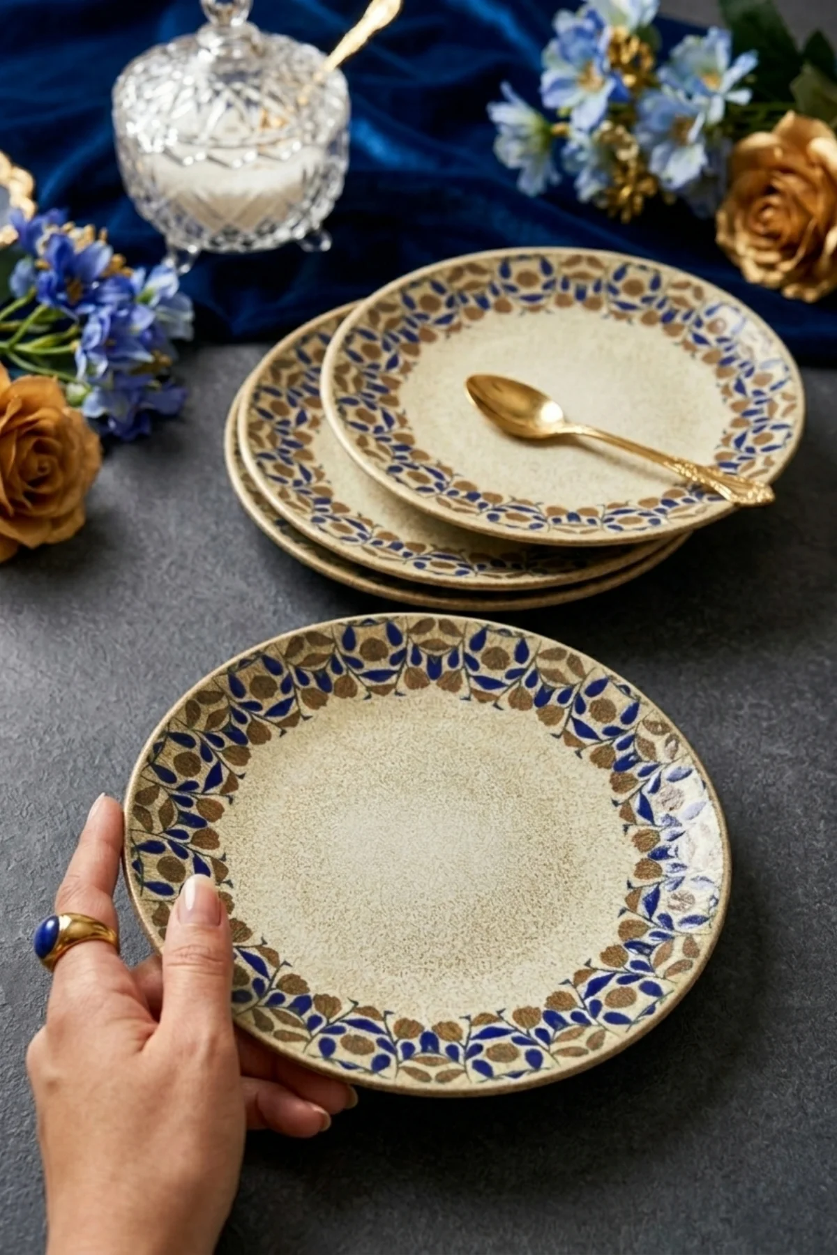 Emerald Professional 6'lı Pasta Tabağı Seti (20 cm)