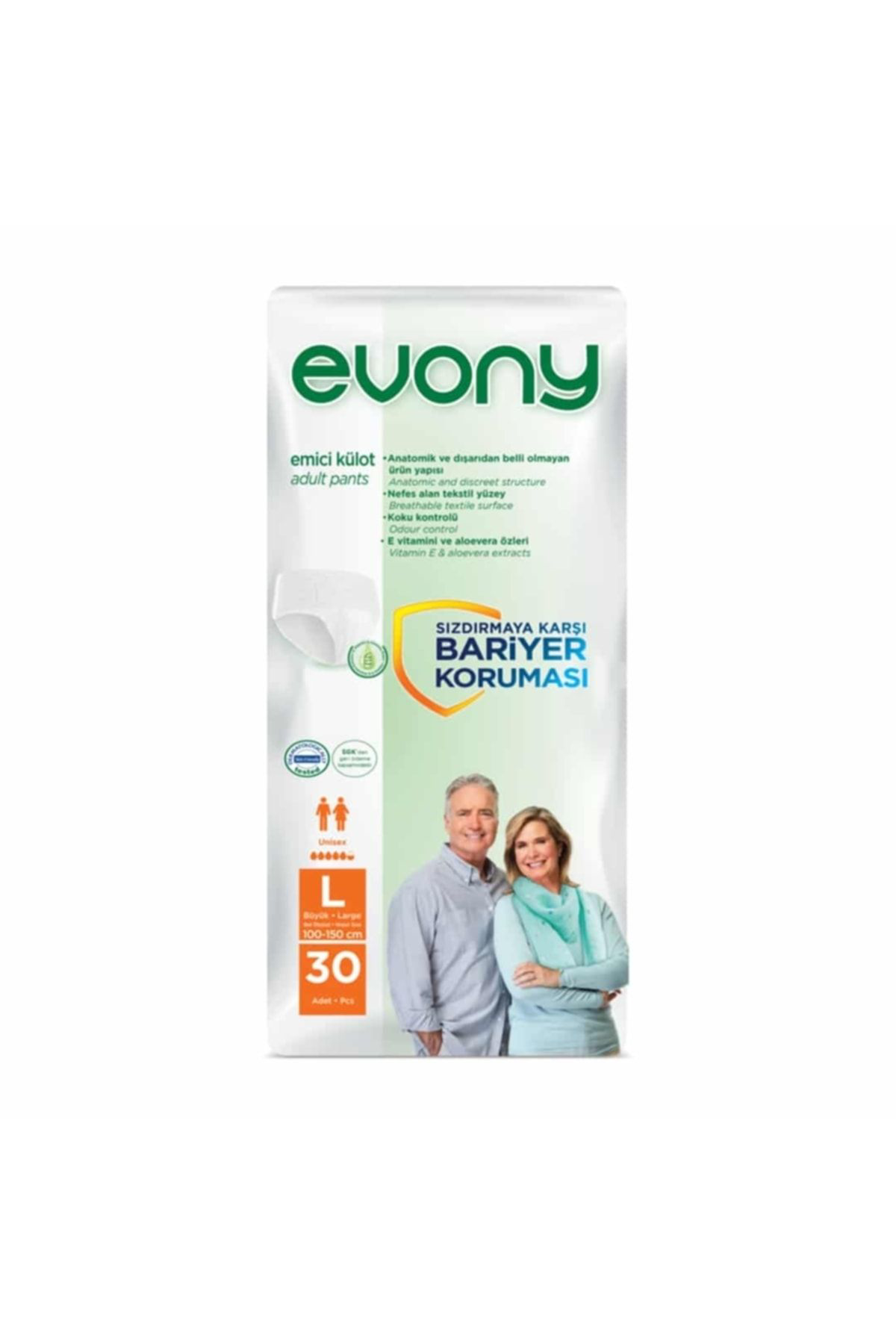 Emici Hasta Külodu Large 30'lu 4 Paket 120 Adet