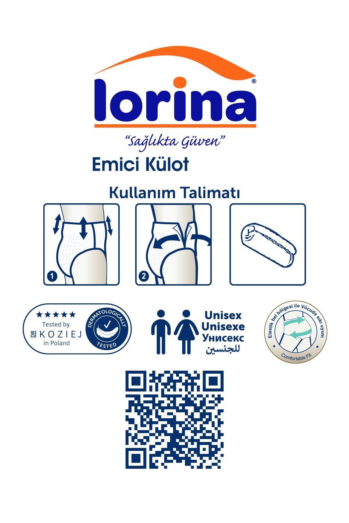 Lorina Emici Külot Hasta Bezi Large 30 Adet