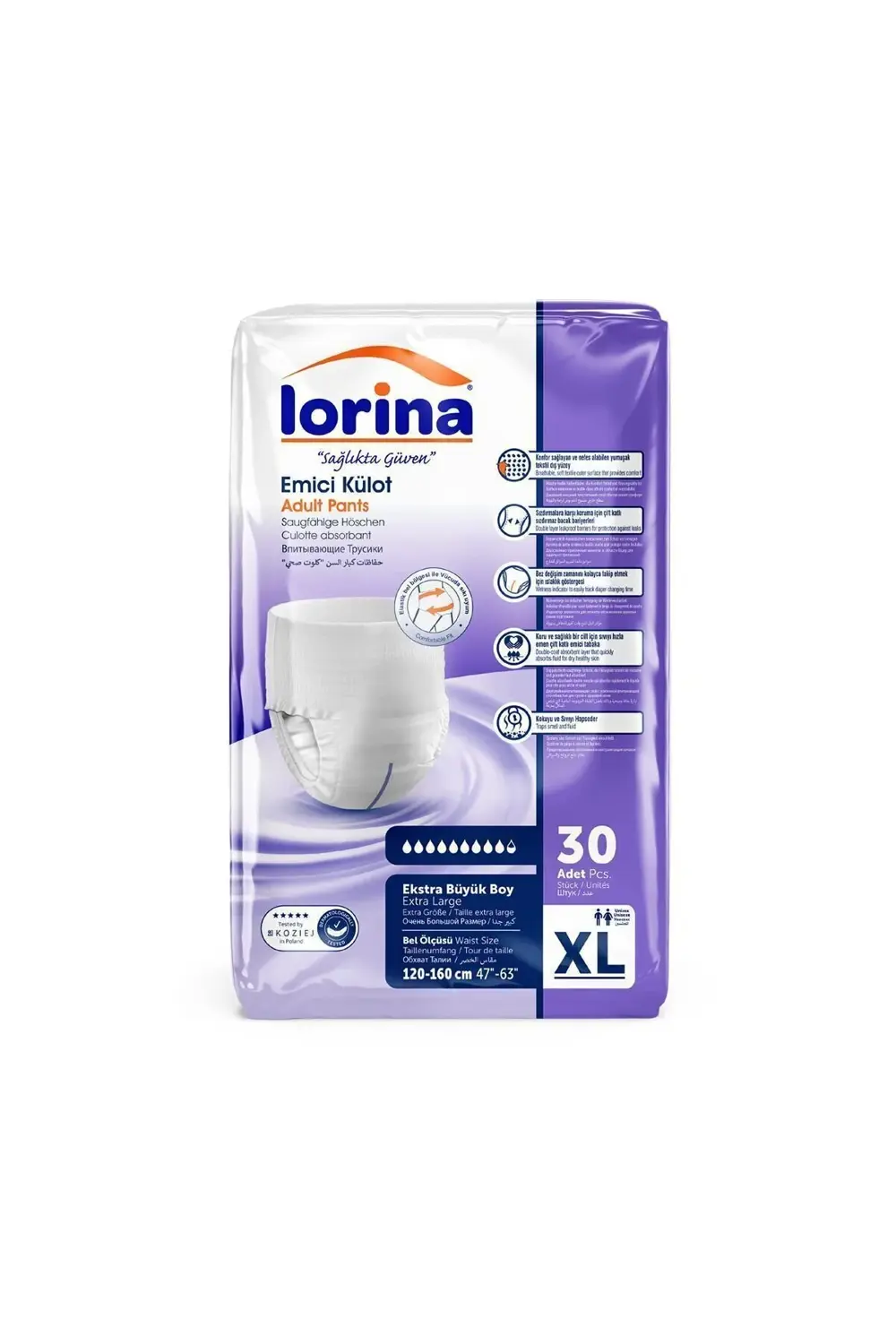 Emici Külot Hasta Bezi Xlarge 30 Adet