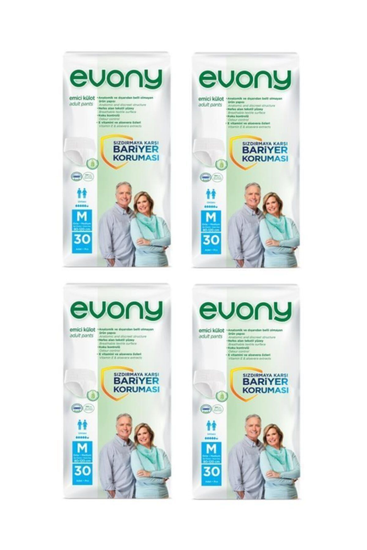 Emici Külot Orta Medium 5.5 Damla 30'lu 4 Paket 120 Adet