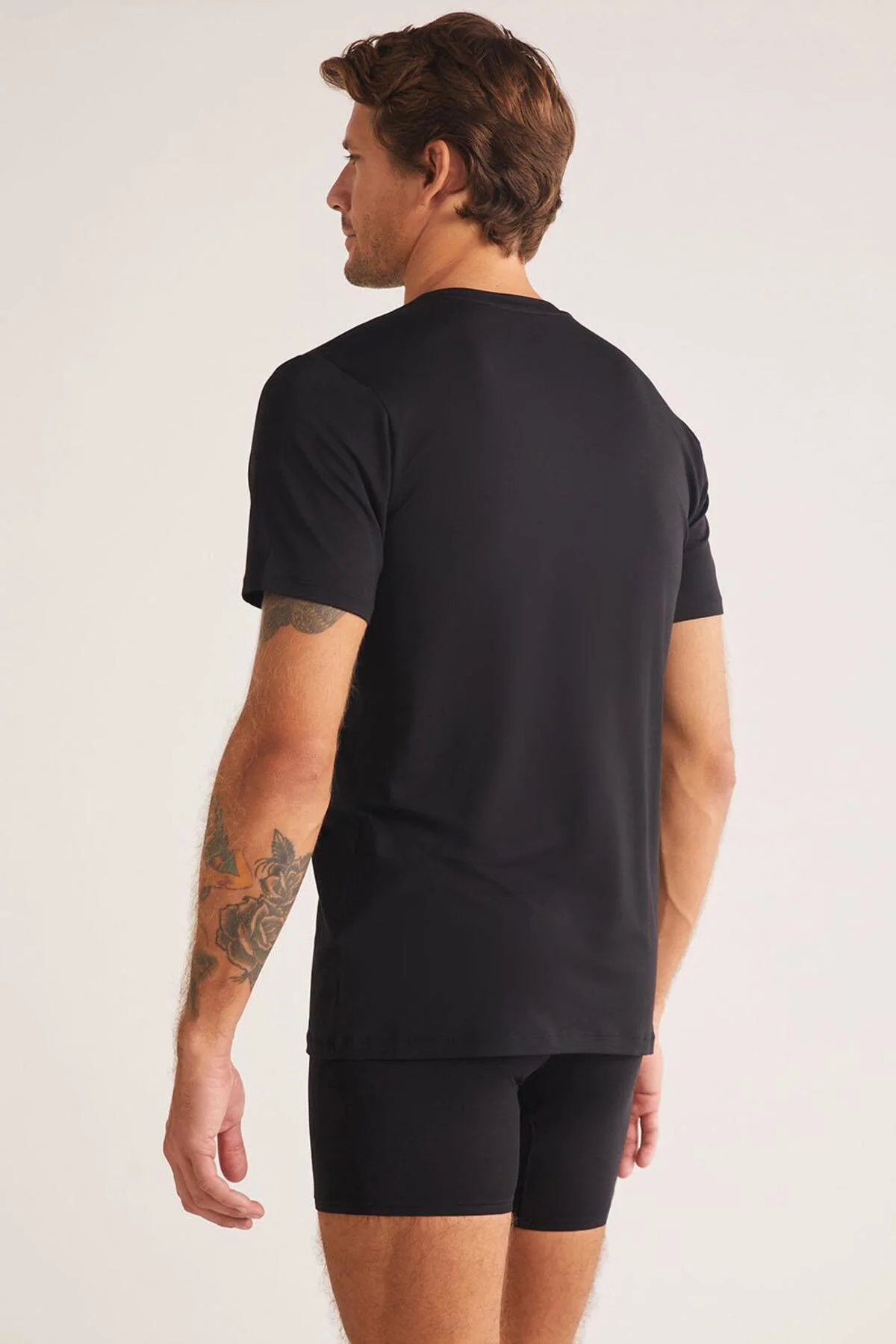 Emilio V Yaka Mikro Modal Erkek Tshirt