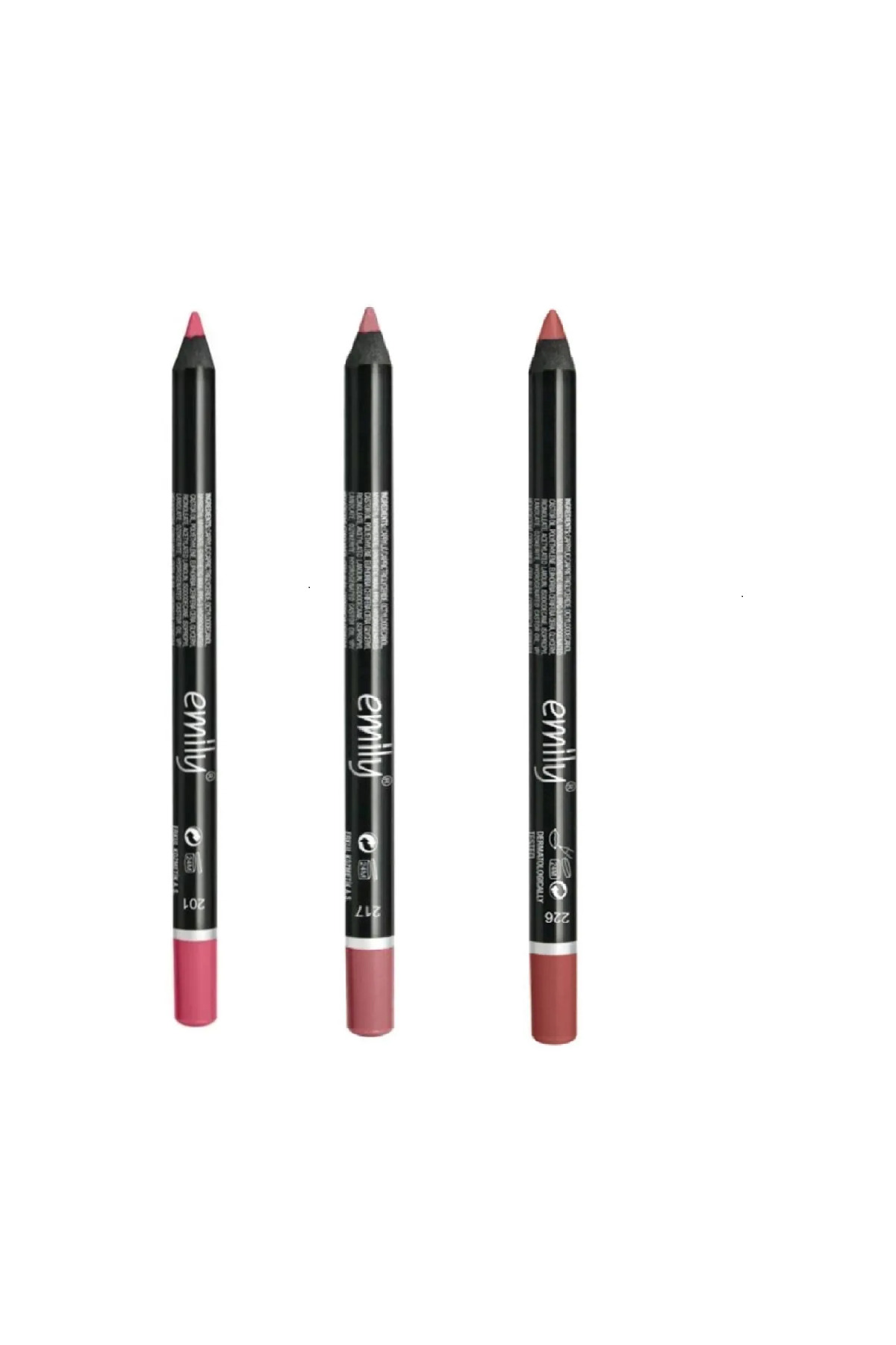 Emily Emily 3'Lü Dudak Kalemi No: 201-217-226