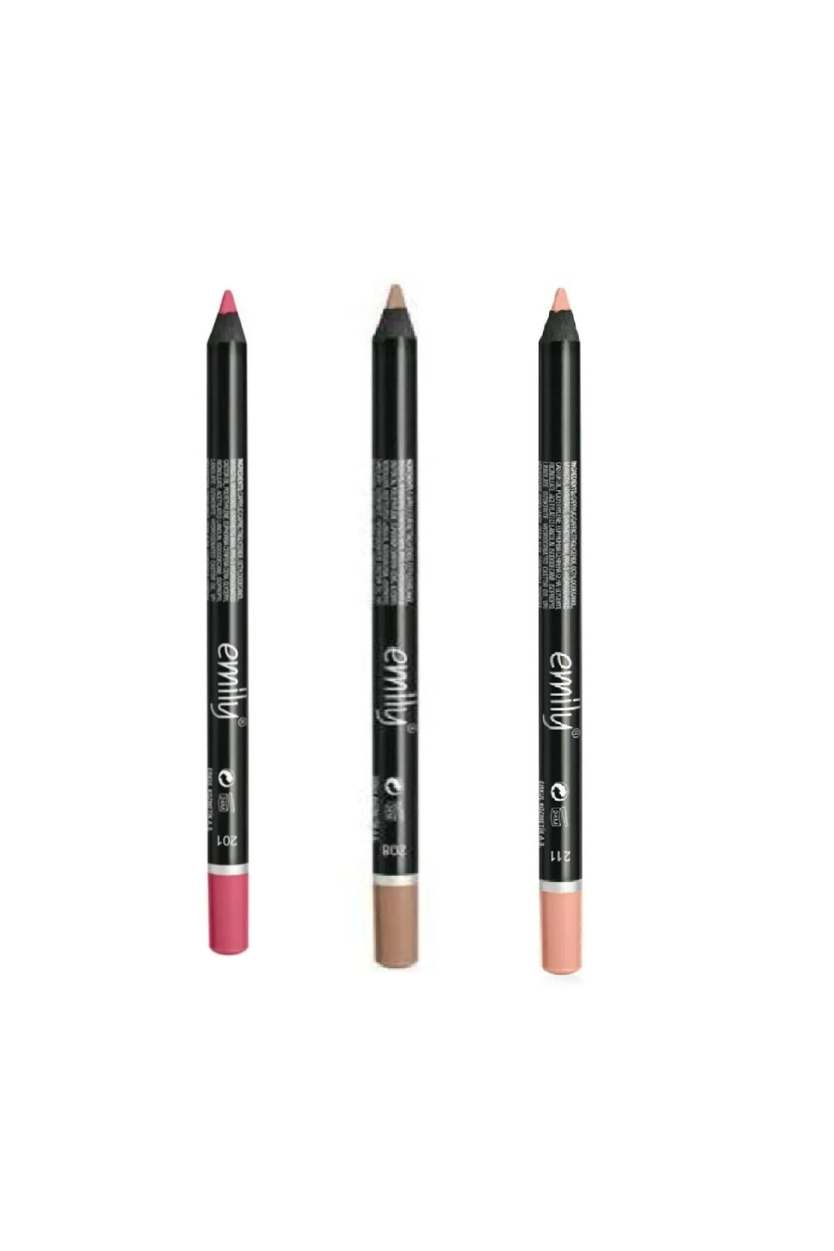 Emily Emily 3'Lü Dudak Kalemi No: 201-208-211