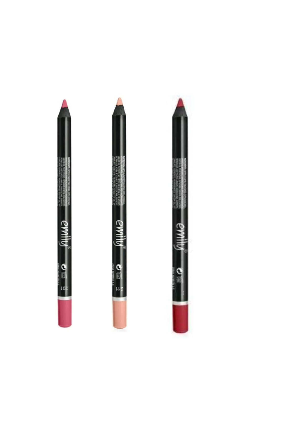 Emily Emily 3'Lü Dudak Kalemi No: 201-211-225