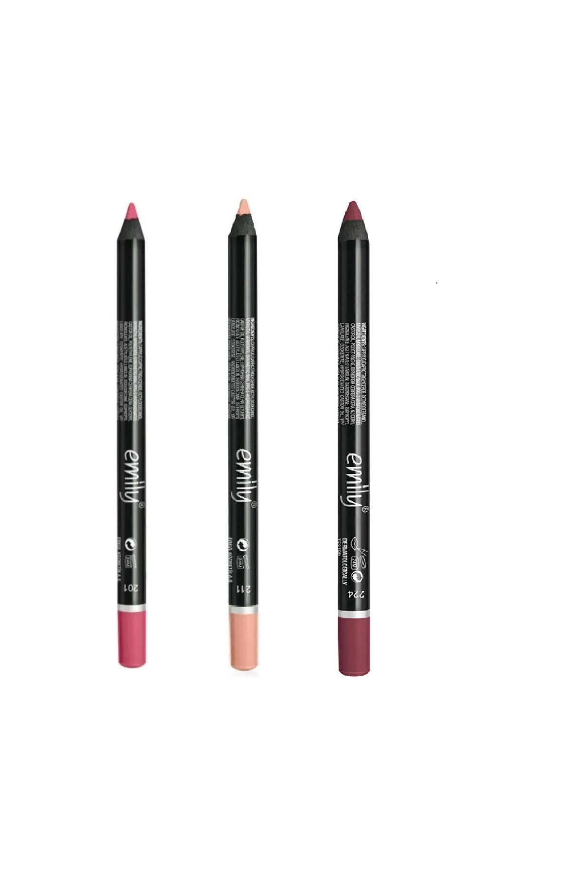 Emily Emily 3'Lü Dudak Kalemi No: 201-211-224