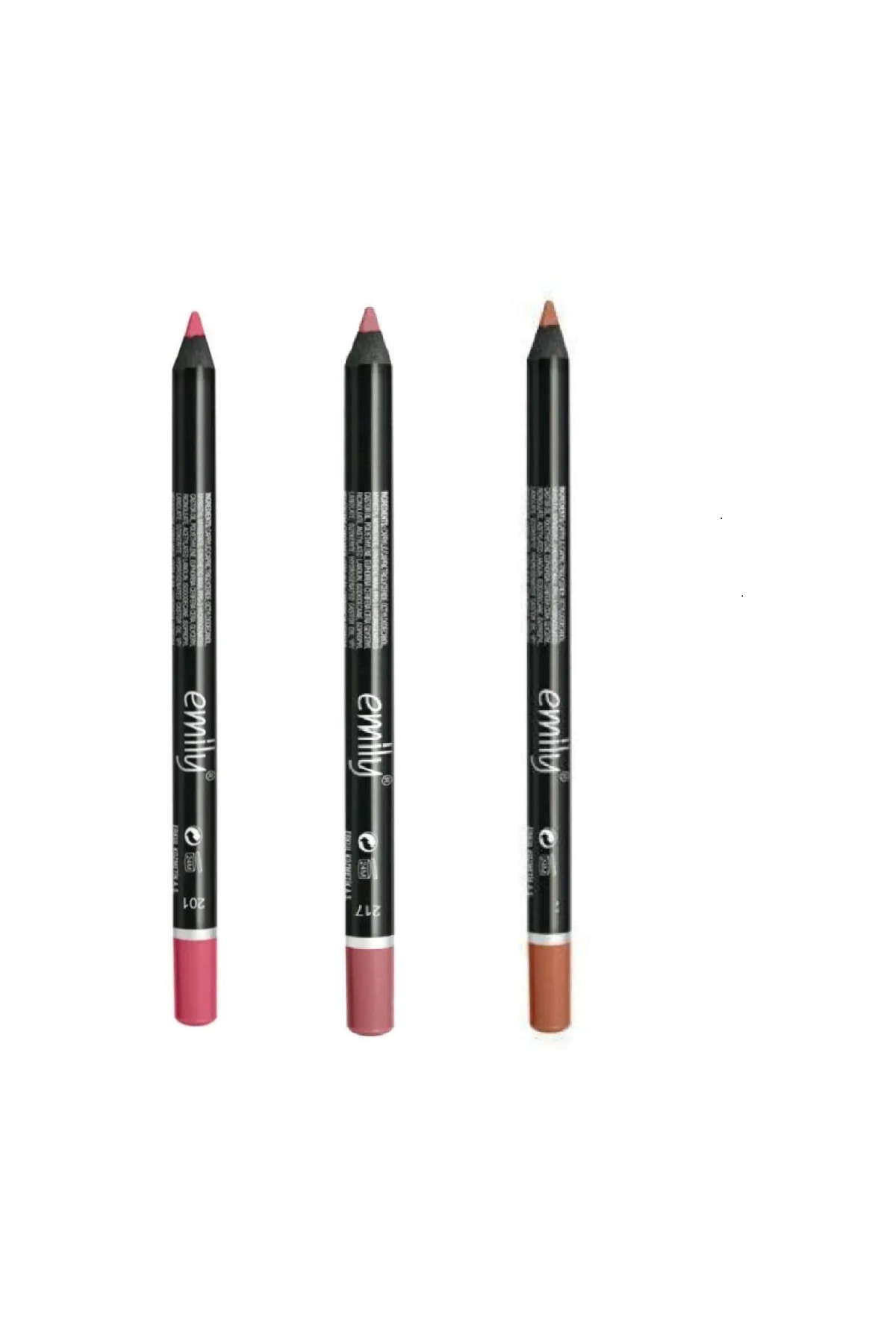EMİLY 3'LÜ DUDAK KALEMİ NO: 201-217-222