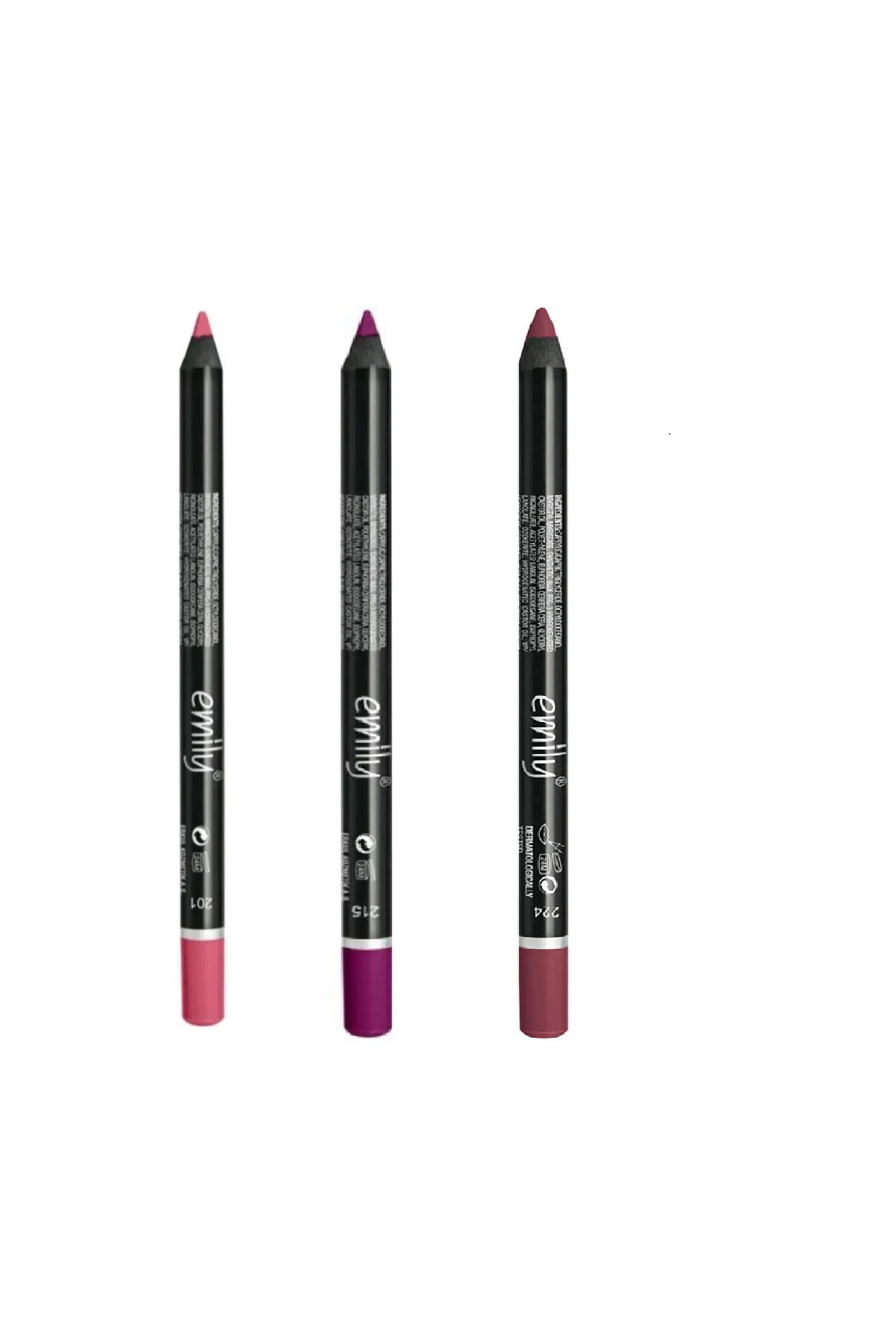 Emily Emily 3'Lü Dudak Kalemi No: 201-215-224