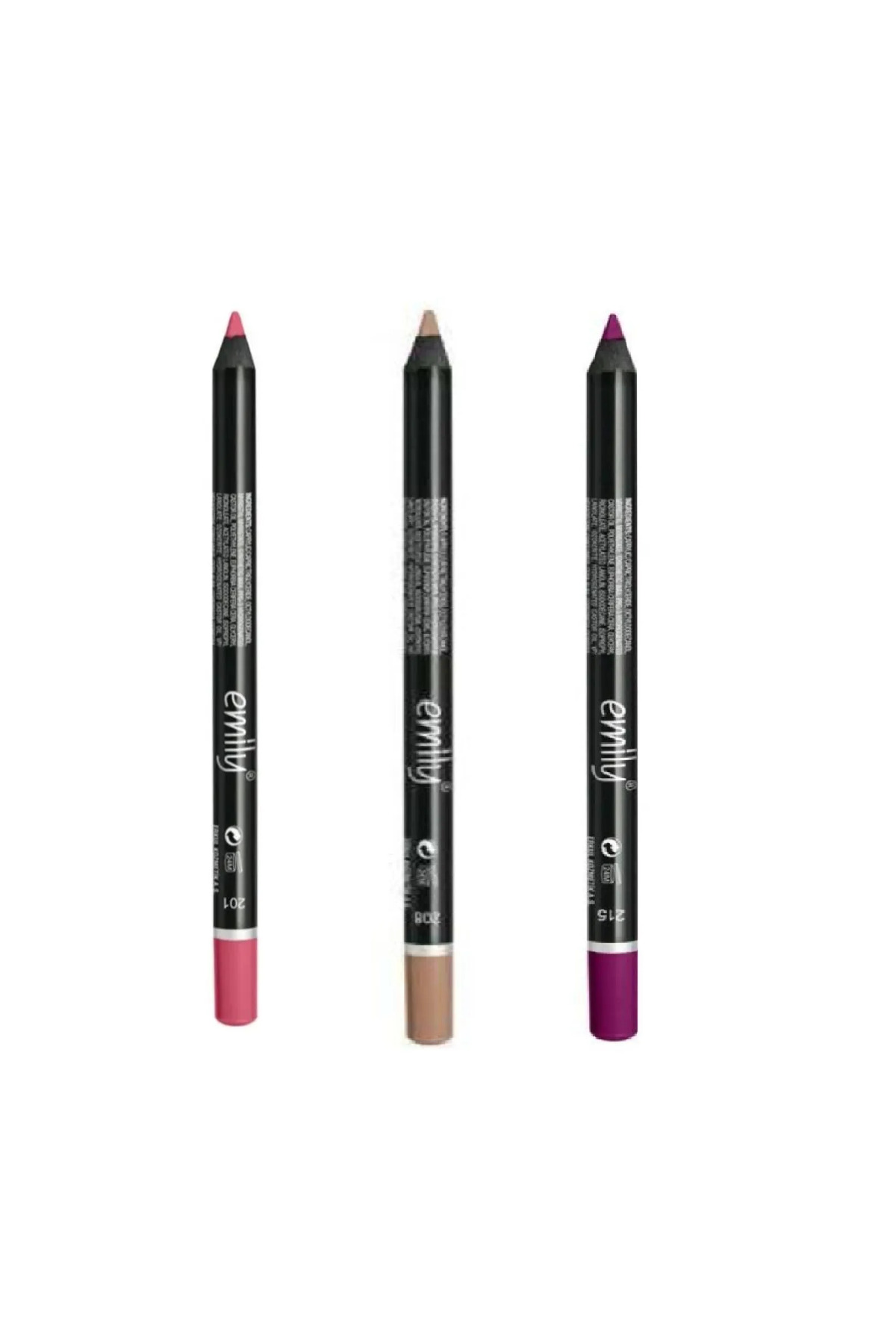 Emily Emily 3'Lü Dudak Kalemi No: 201-208-215