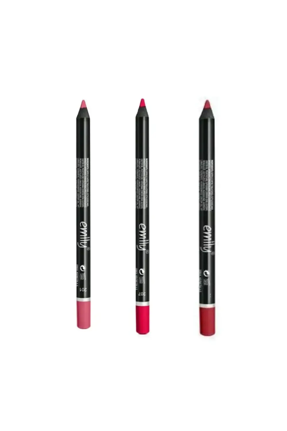 EMİLY 3'LÜ DUDAK KALEMİ NO: 201-207-225