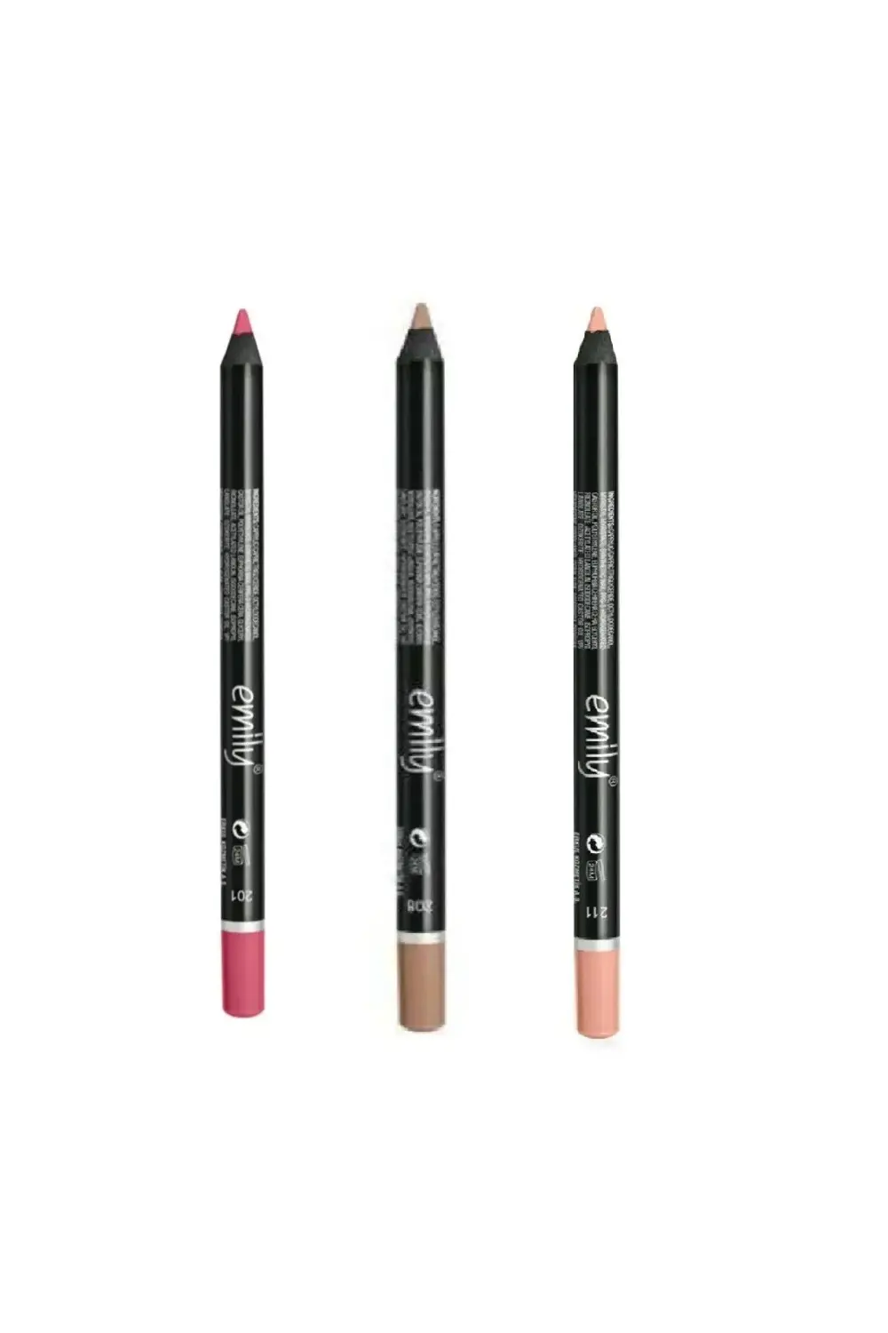 EMİLY 3'LÜ DUDAK KALEMİ NO: 201-208-211