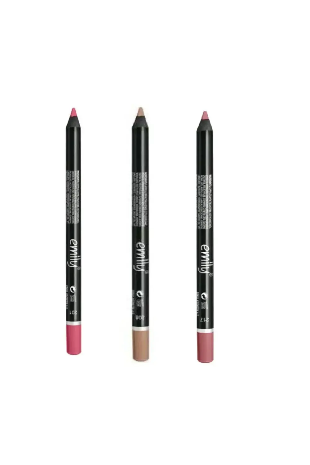 EMİLY 3'LÜ DUDAK KALEMİ NO: 201-208-217