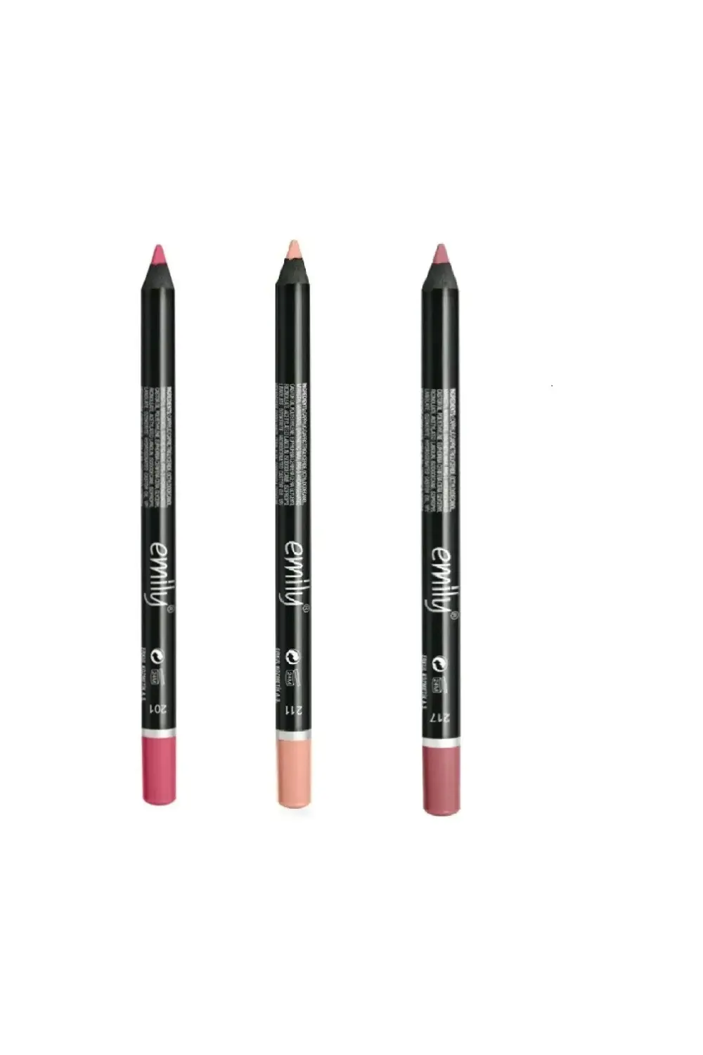 EMİLY 3'LÜ DUDAK KALEMİ NO: 201-211-217