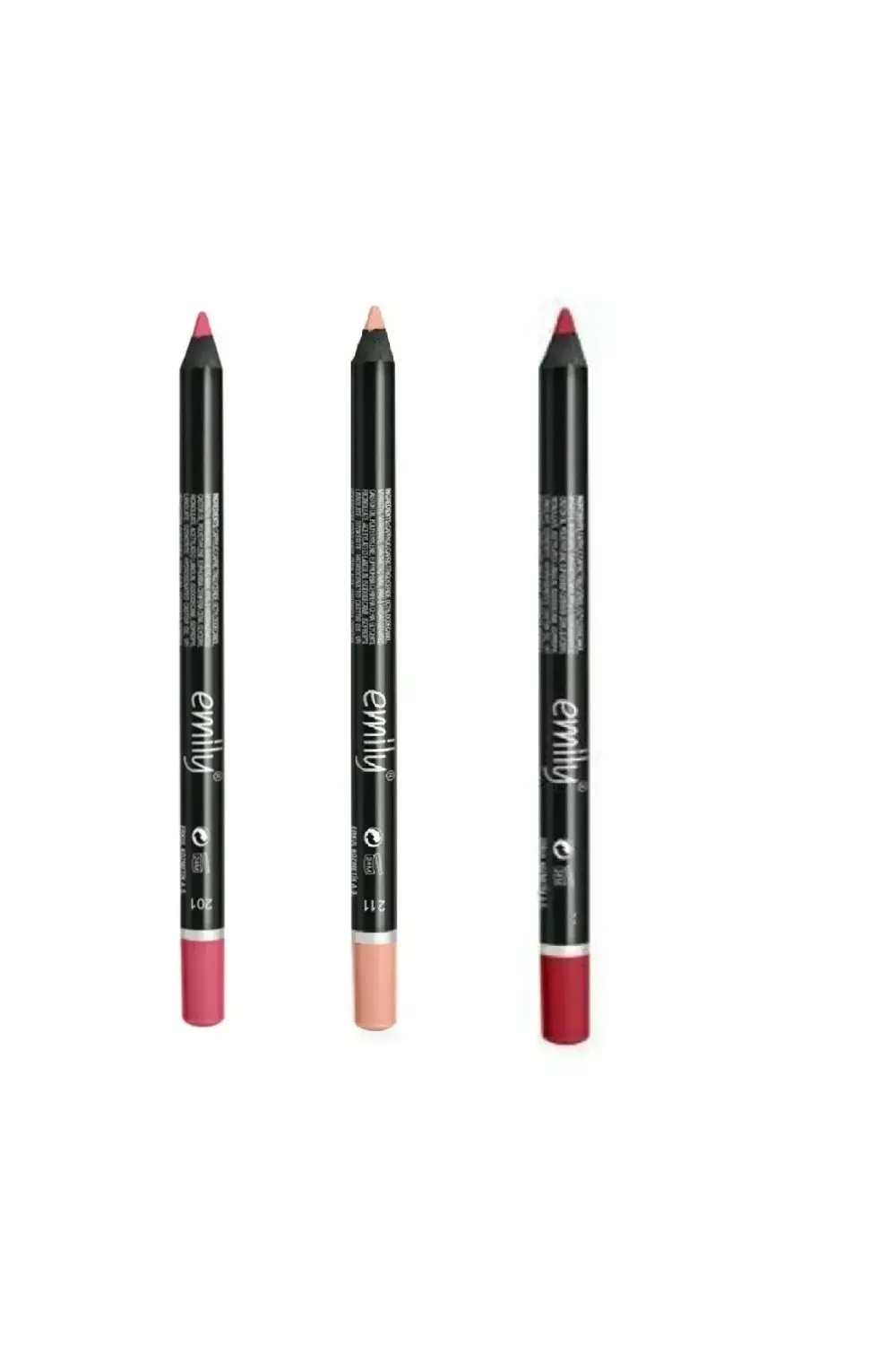 EMİLY 3'LÜ DUDAK KALEMİ NO: 201-211-225
