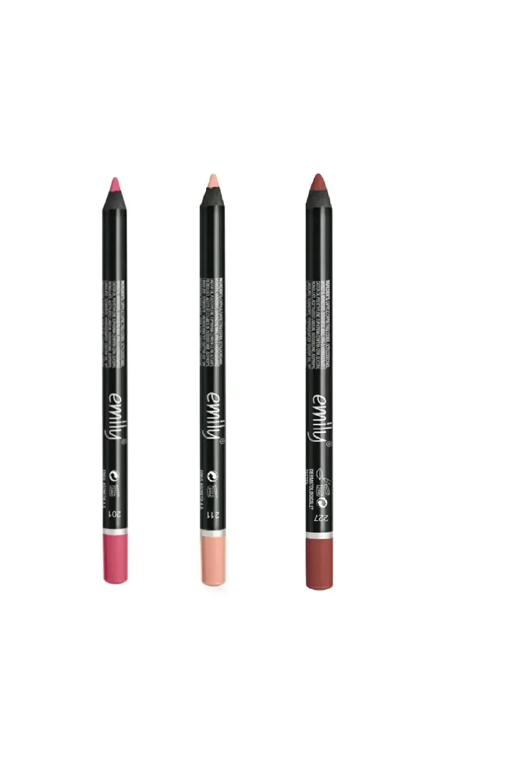 EMİLY 3'LÜ DUDAK KALEMİ NO: 201-211-227