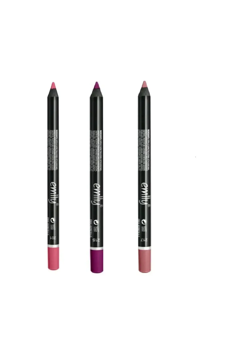 EMİLY 3'LÜ DUDAK KALEMİ NO: 201-215-217