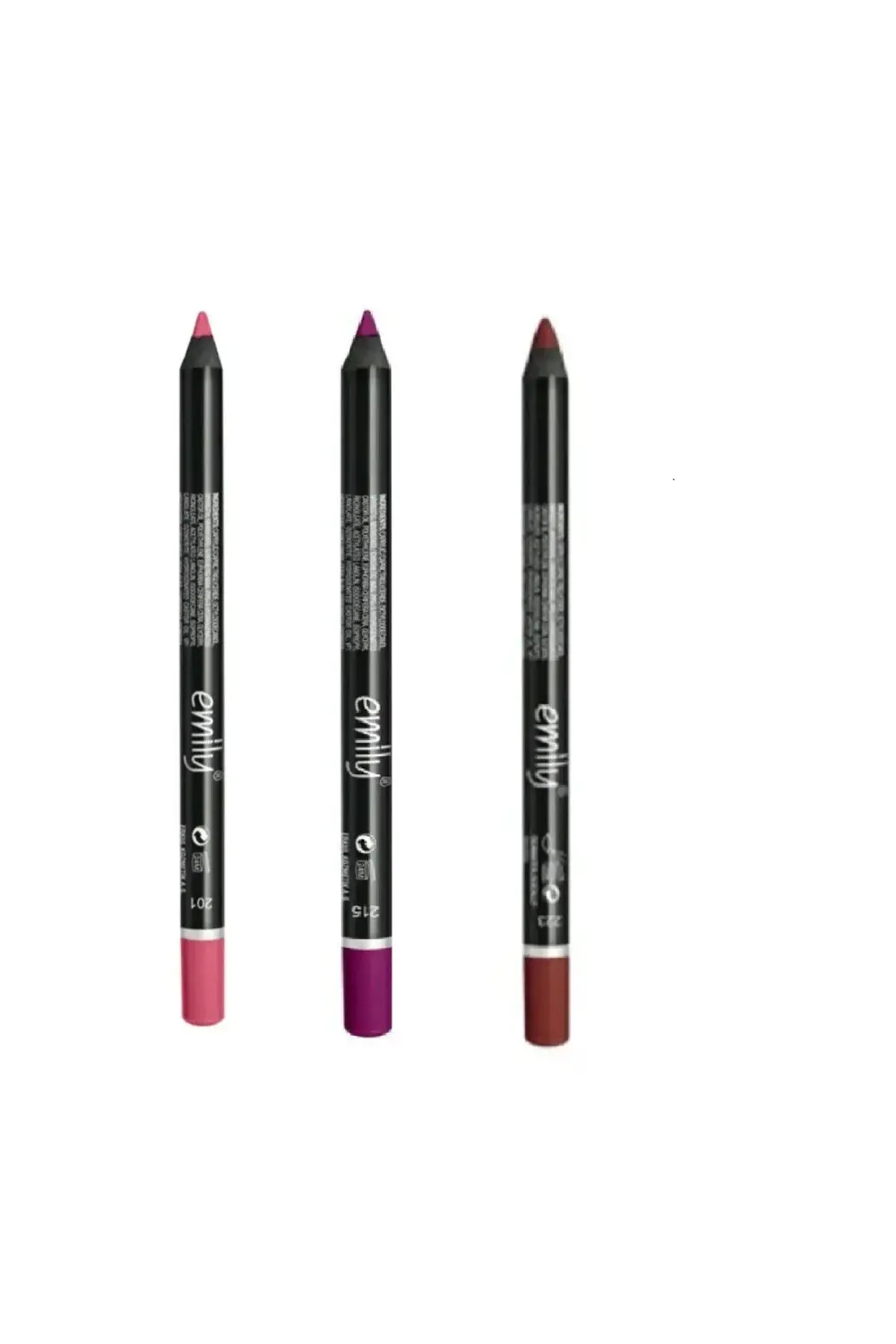 EMİLY 3'LÜ DUDAK KALEMİ NO: 201-215-223