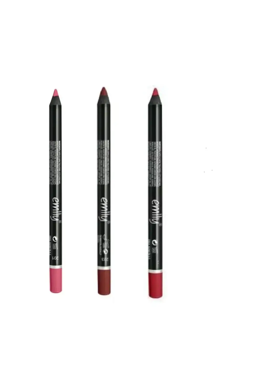 EMİLY 3'LÜ DUDAK KALEMİ NO: 201-223-225