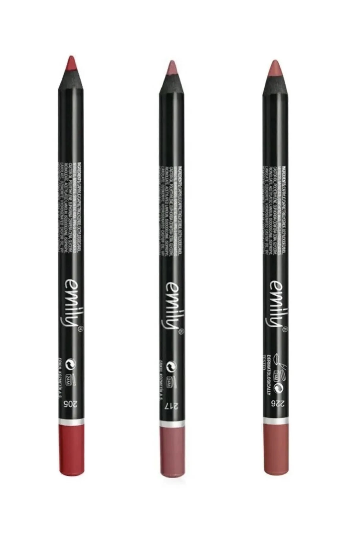 Emily Dudak Kalemi 3'lü No:205-217-226