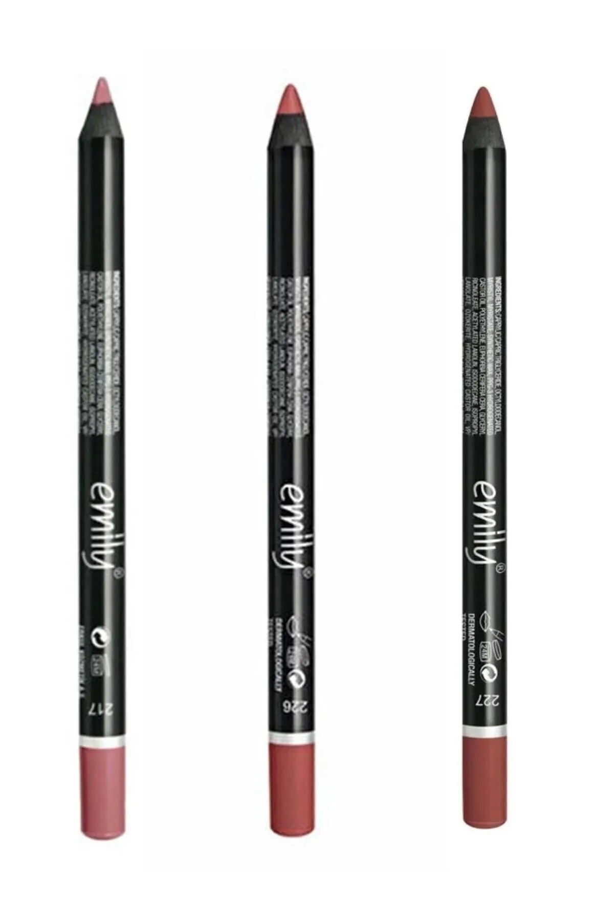 Emily Dudak Kalemi 3'lü No:217-226-227