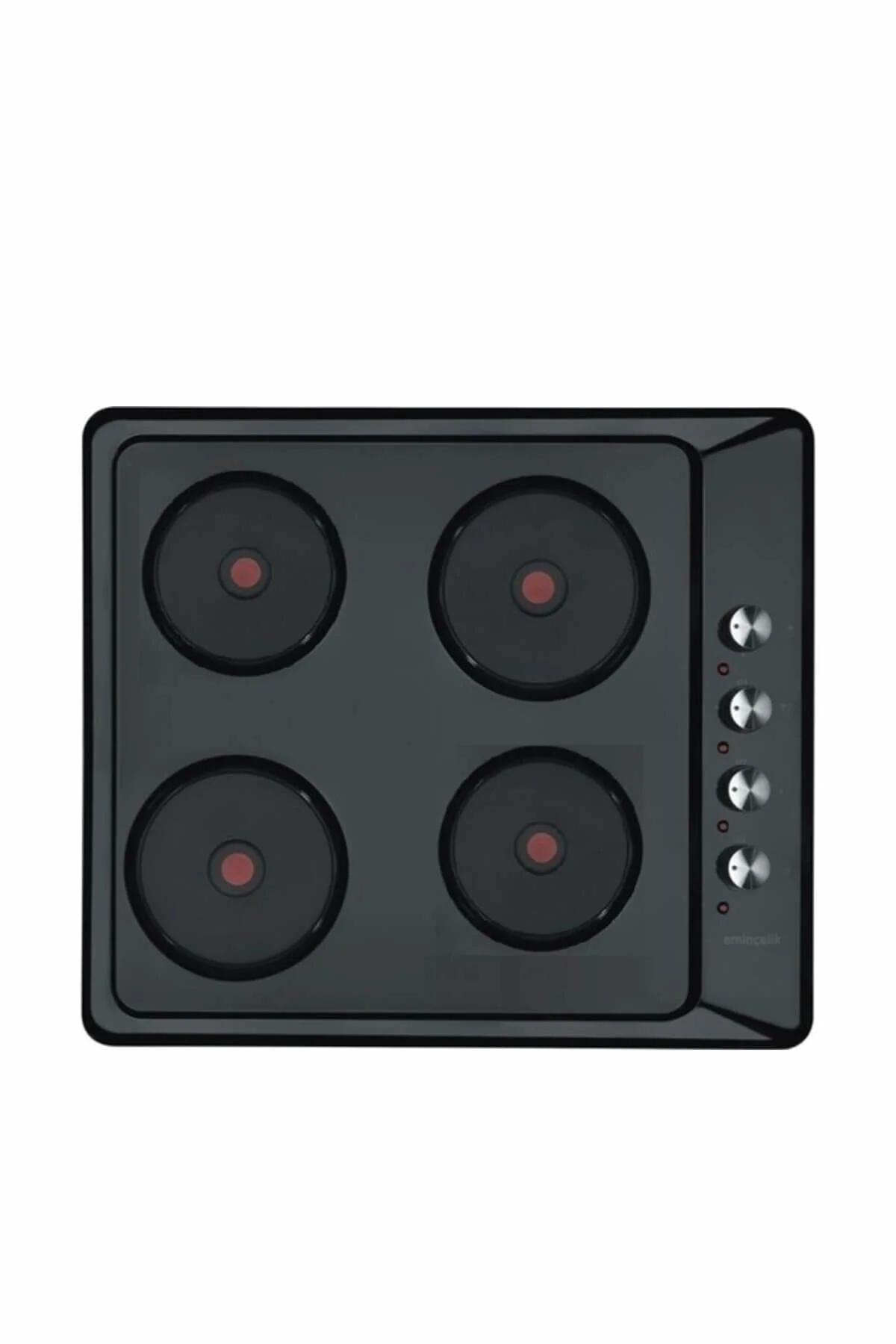 EMİNÇELİK EC-AH 6604 BE60 SİYAH EMAYE ANKASTRE OCAK