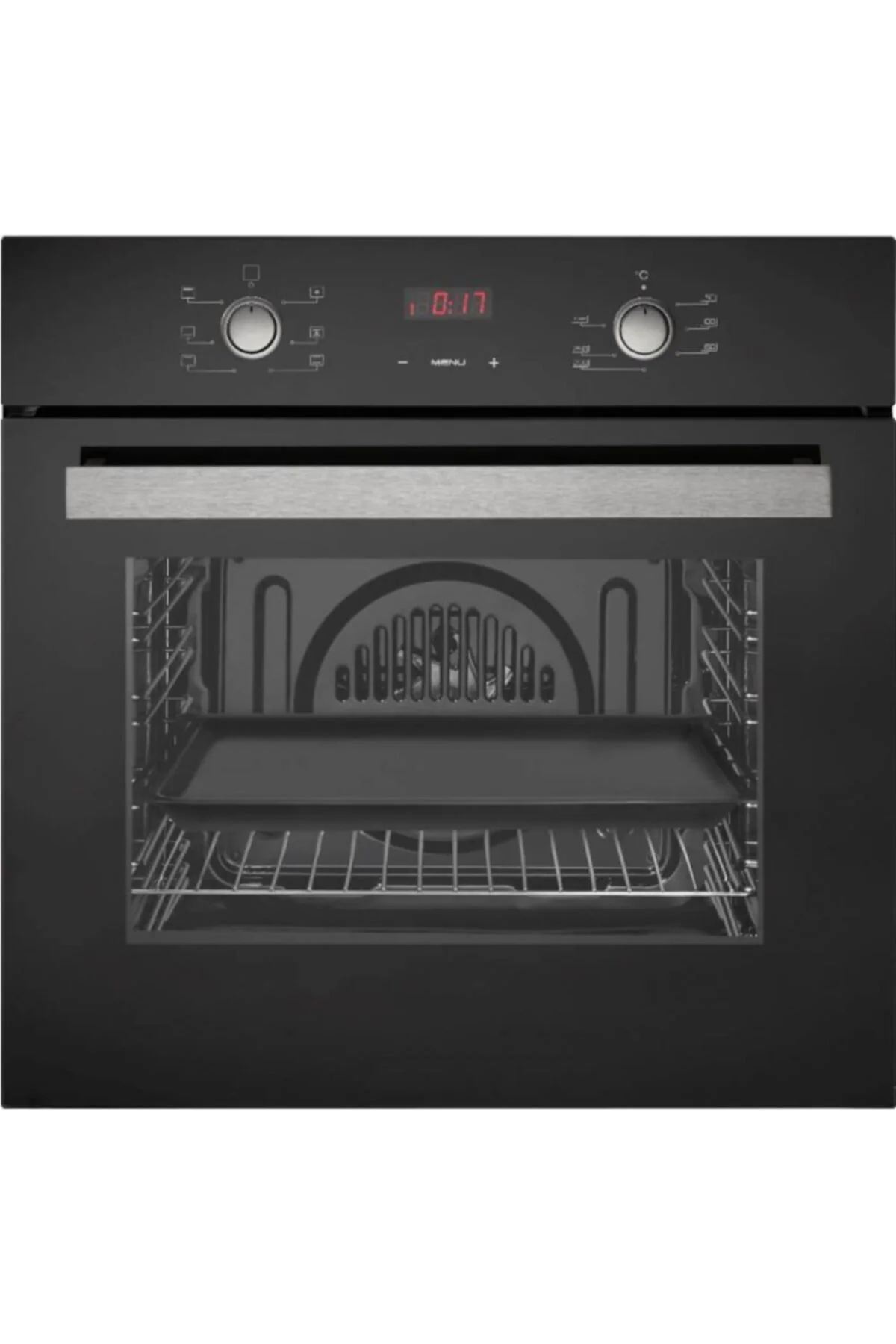 EMİNÇELİK EC-AO 2163 B60 66 LT. 6 PROGRAMLI SİYAH ANKASTRE FIRIN