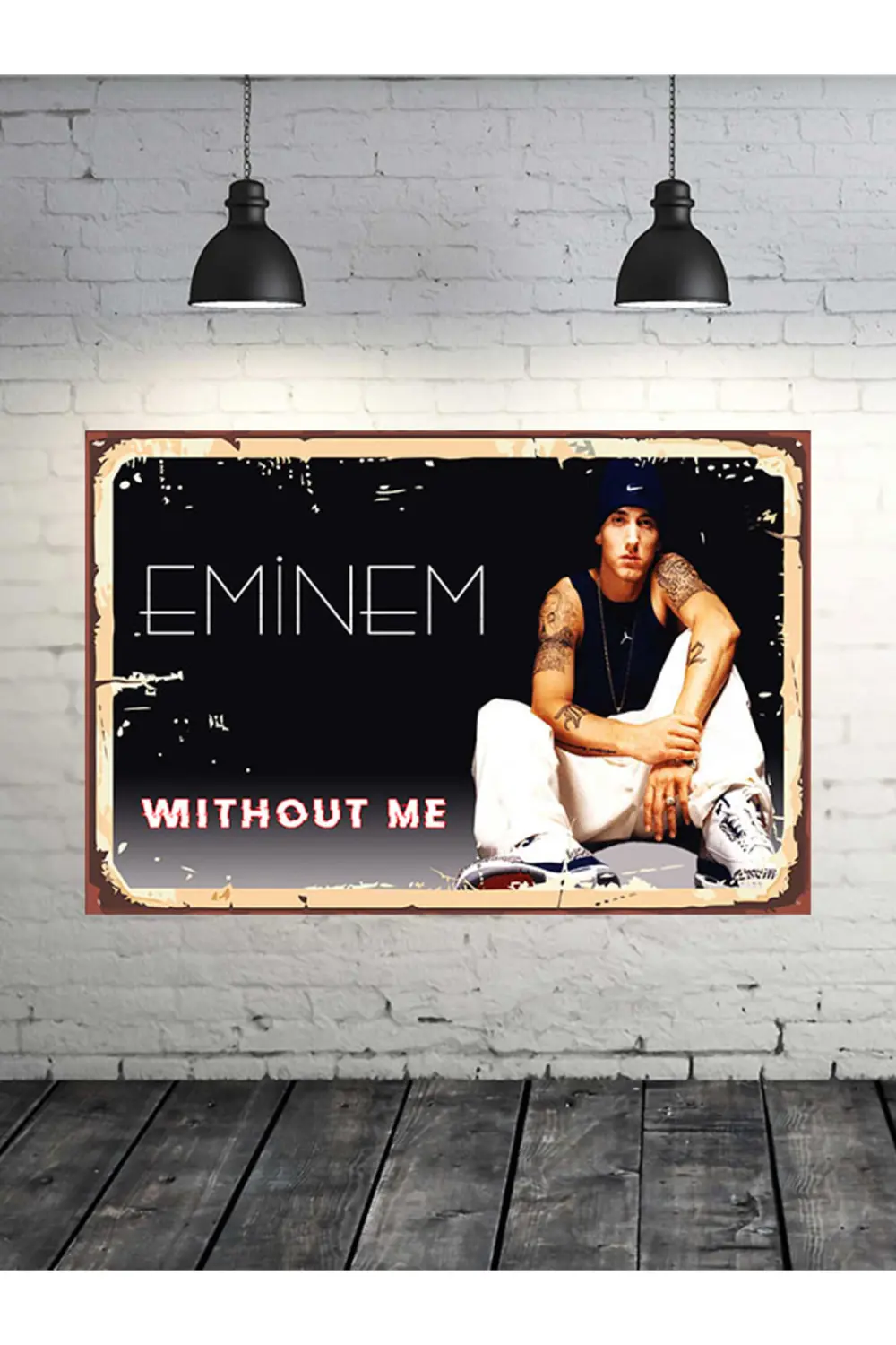Eminem Tasarımlı 20x30 Cm Retro Ahşap Tablo Eminem Tasarımlı 20x30 Cm Retro Ahşap Tablo