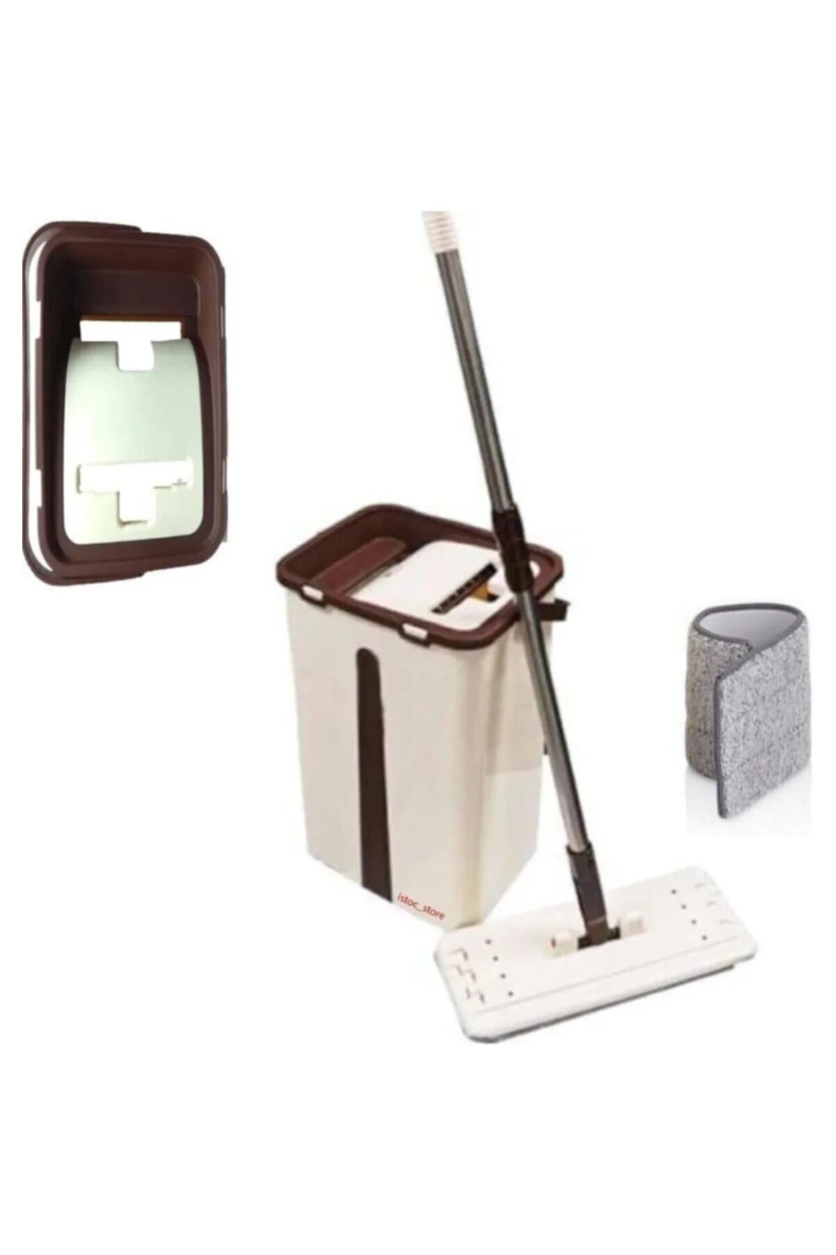 Emirler Yeni Nesil Microfiber Tablet Mop Çift Paspaslı Temizlik S