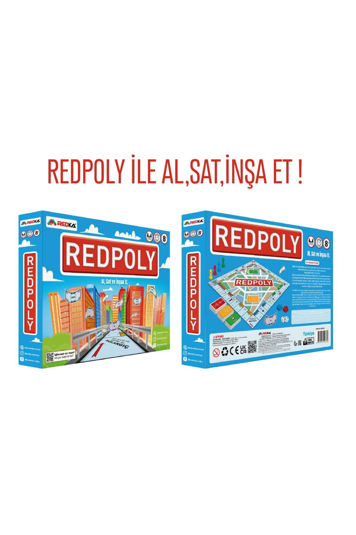 Emlak Ticaret Oyunu Redpoly Redka Monopoly Monopoli Strateji oyun