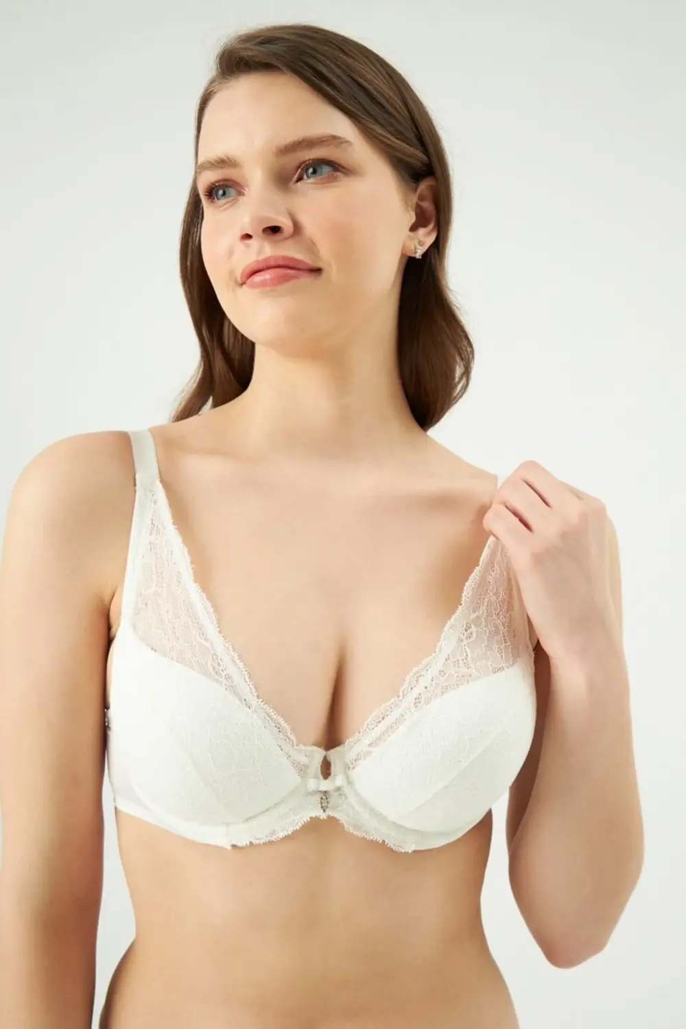 Emmly Kaplı Balenli Üçgen Tek Sütyen Yeni Sezon