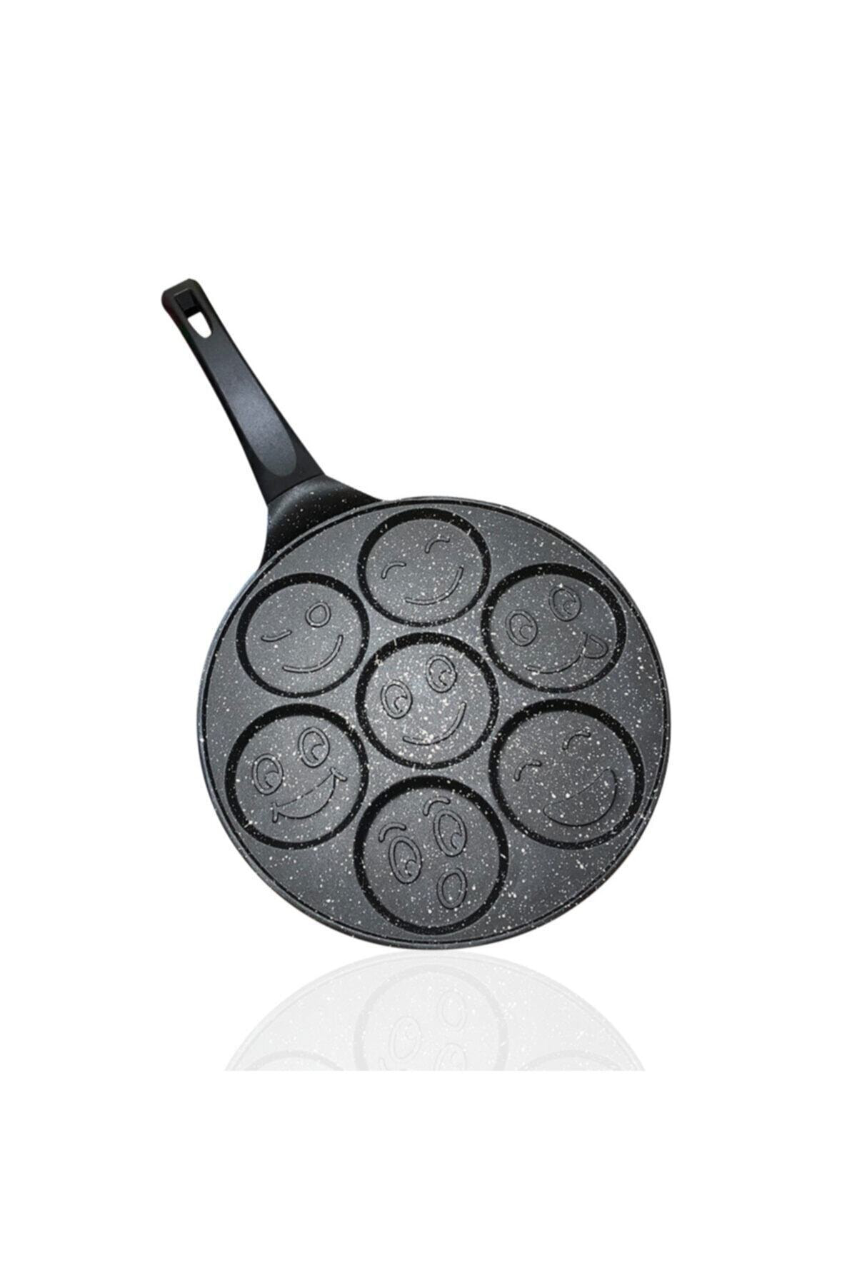 Polochef Emoji Pancake Tavası Döküm Pankek Tavası 26 Cm