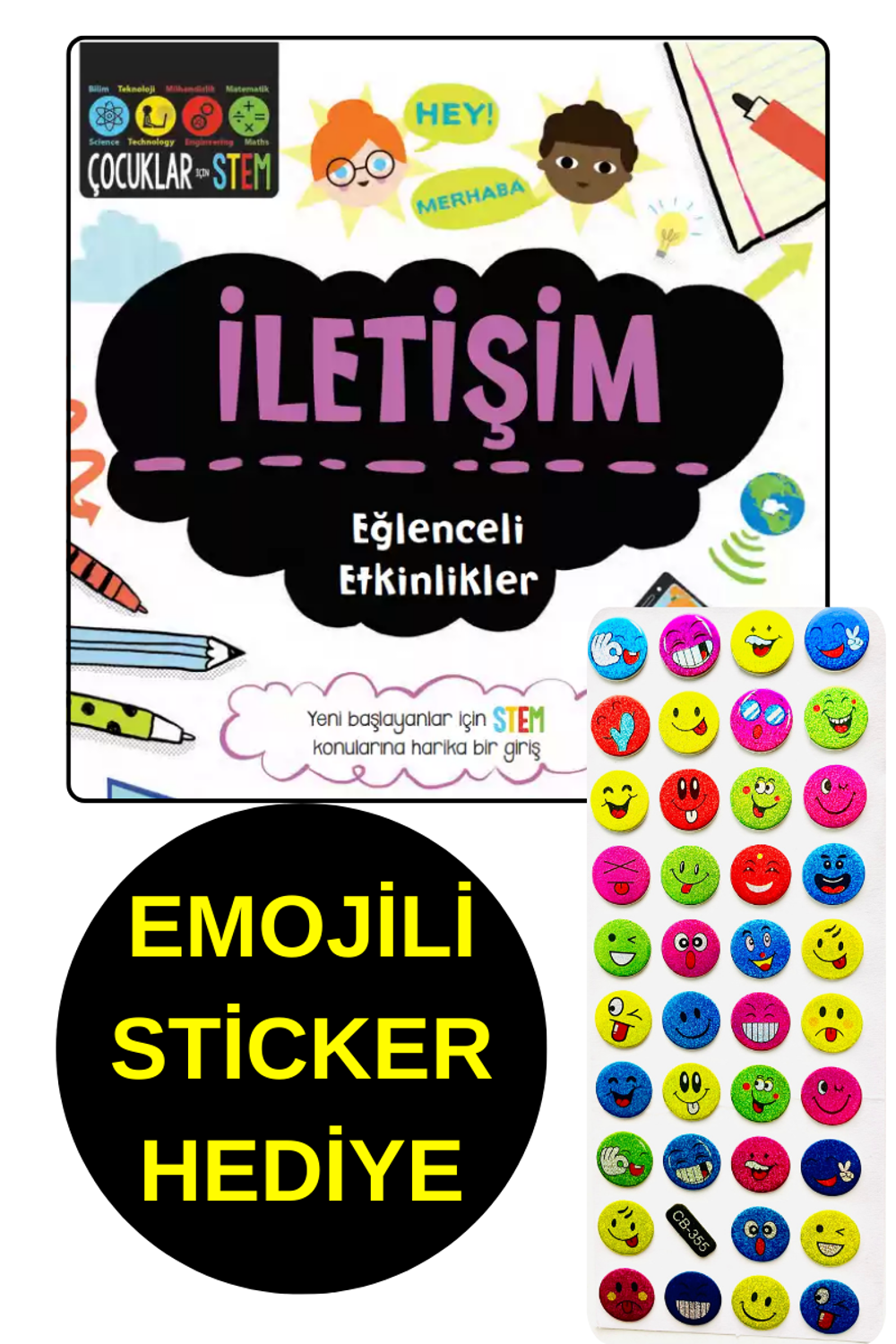 EMOJİLİ STİCKER HEDİYE - İLETİŞİM - EĞLENCELİ ETKİNLİKLER - ÇOC EMOJİLİ STİCKER HEDİYE - İLETİŞİM - EĞLENCELİ ETKİNLİKLER - ÇOC