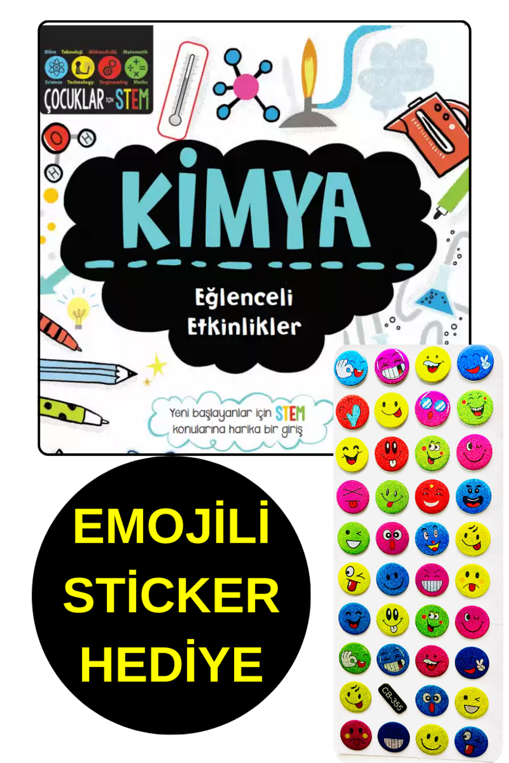 EMOJİLİ STİCKER HEDİYE - KİMYA - EĞLENCELİ ETKİNLİKLER - ÇOCUKLA EMOJİLİ STİCKER HEDİYE - KİMYA - EĞLENCELİ ETKİNLİKLER - ÇOCUKLA