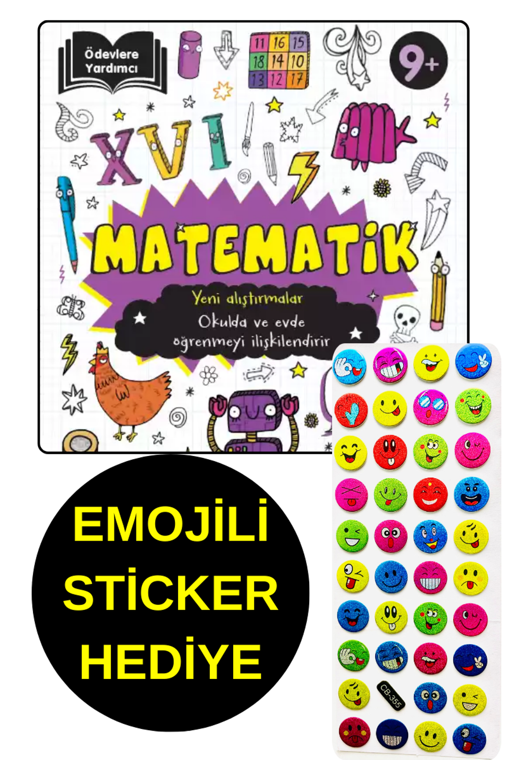 EMOJİLİ STİCKER HEDİYE - MATEMATİK - YENİ ALIŞTIRMALAR - OKULDA EMOJİLİ STİCKER HEDİYE - MATEMATİK - YENİ ALIŞTIRMALAR - OKULDA