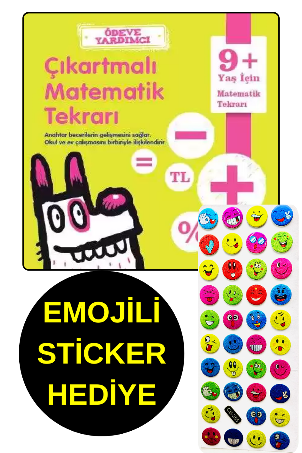 EMOJİLİ STİCKER HEDİYE - ÖDEVLERE YARDIMCI - 9 + YAŞ - ÇIKARTMA EMOJİLİ STİCKER HEDİYE - ÖDEVLERE YARDIMCI - 9 + YAŞ - ÇIKARTMA