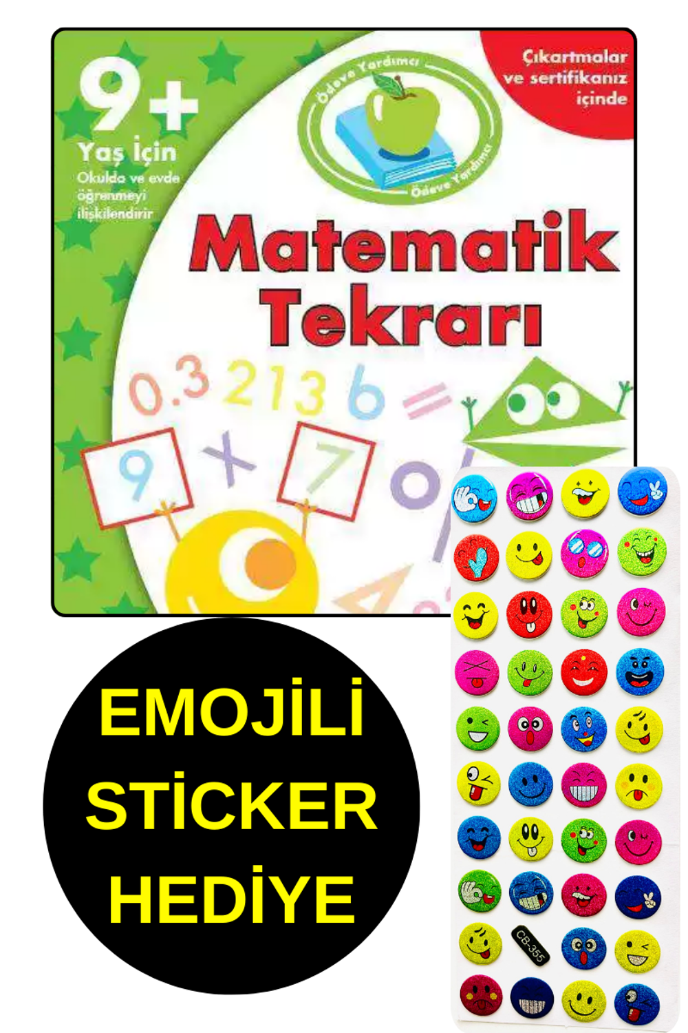 EMOJİLİ STİCKER HEDİYE - ÖDEVLERE YARDIMCI - 9 + YAŞ MATEMATİK EMOJİLİ STİCKER HEDİYE - ÖDEVLERE YARDIMCI - 9 + YAŞ MATEMATİK