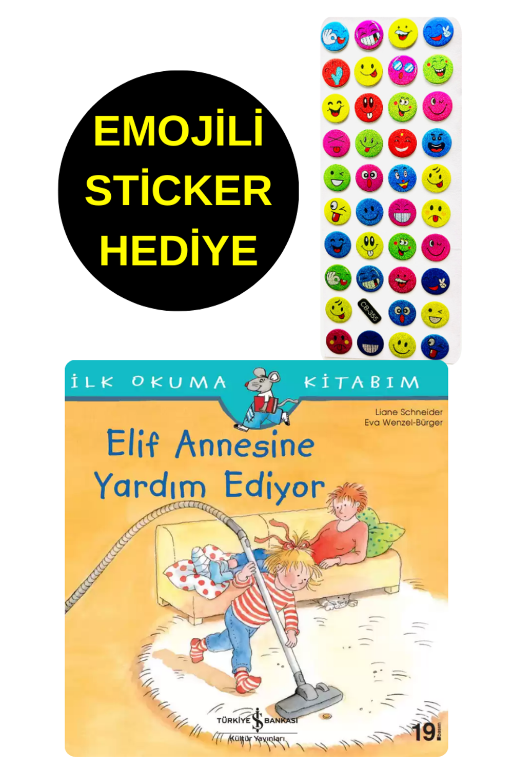 EMOJİLİ STİCKER HEDİYE - OKUL ÖNCESİ RESİMLİ KİTAPLAR - ELİF A EMOJİLİ STİCKER HEDİYE - OKUL ÖNCESİ RESİMLİ KİTAPLAR - ELİF A