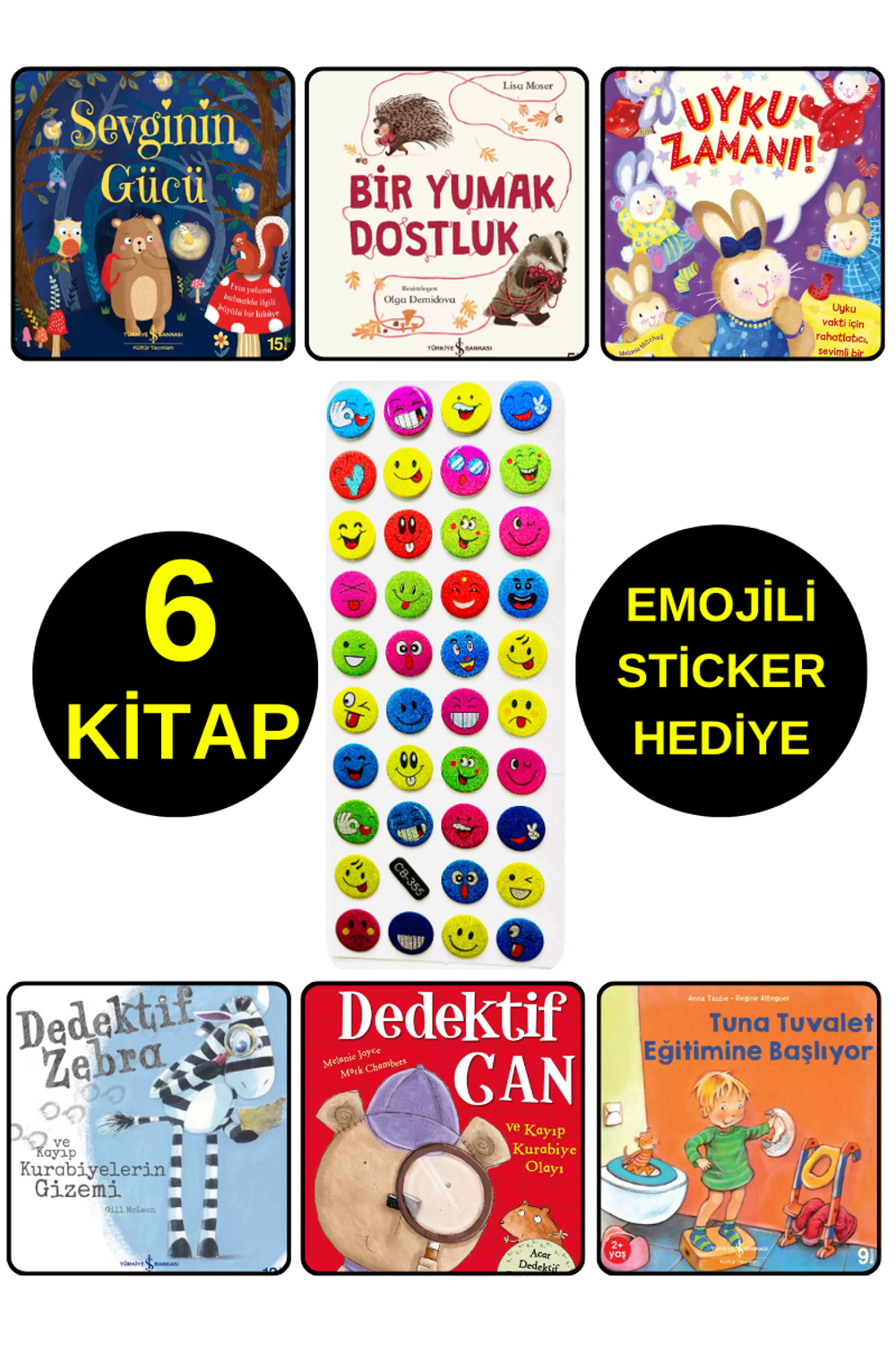EMOJİLİ STİCKER HEDİYE - OKUL ÖNCESİ RESİMLİ KİTAPLAR - SEVGİNİ EMOJİLİ STİCKER HEDİYE - OKUL ÖNCESİ RESİMLİ KİTAPLAR - SEVGİNİ