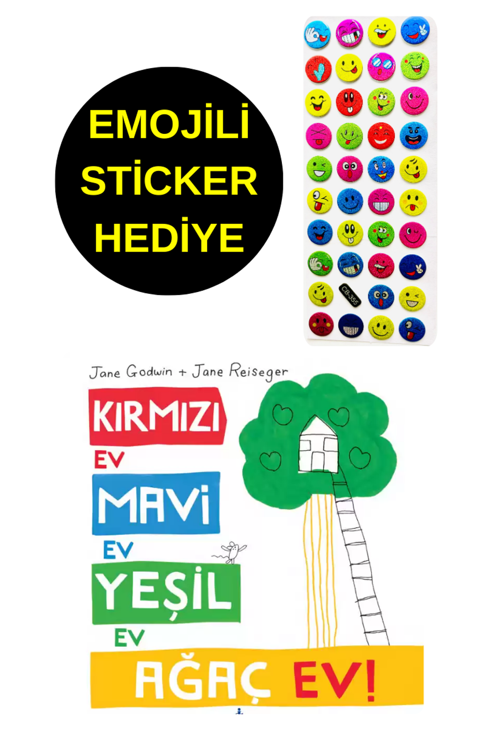 EMOJİLİ STİCKER HEDİYE - OKUL ÖNCESİ RESİMLİ KİTAPLAR - KIRMIZ EMOJİLİ STİCKER HEDİYE - OKUL ÖNCESİ RESİMLİ KİTAPLAR - KIRMIZ