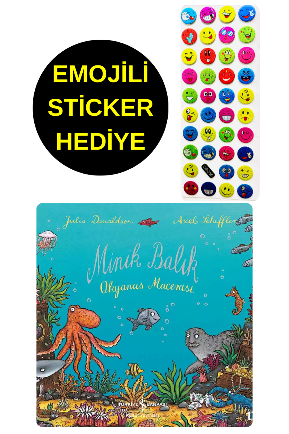 EMOJİLİ STİCKER HEDİYE - OKUL ÖNCESİ RESİMLİ KİTAPLAR - MİNİK EMOJİLİ STİCKER HEDİYE - OKUL ÖNCESİ RESİMLİ KİTAPLAR - MİNİK