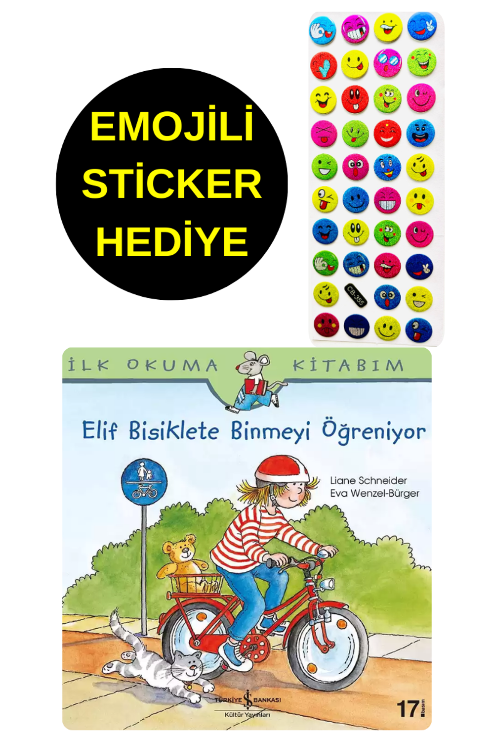 EMOJİLİ STİCKER HEDİYE - OKUL ÖNCESİ RESİMLİ KİTAPLAR - ELİF B EMOJİLİ STİCKER HEDİYE - OKUL ÖNCESİ RESİMLİ KİTAPLAR - ELİF B